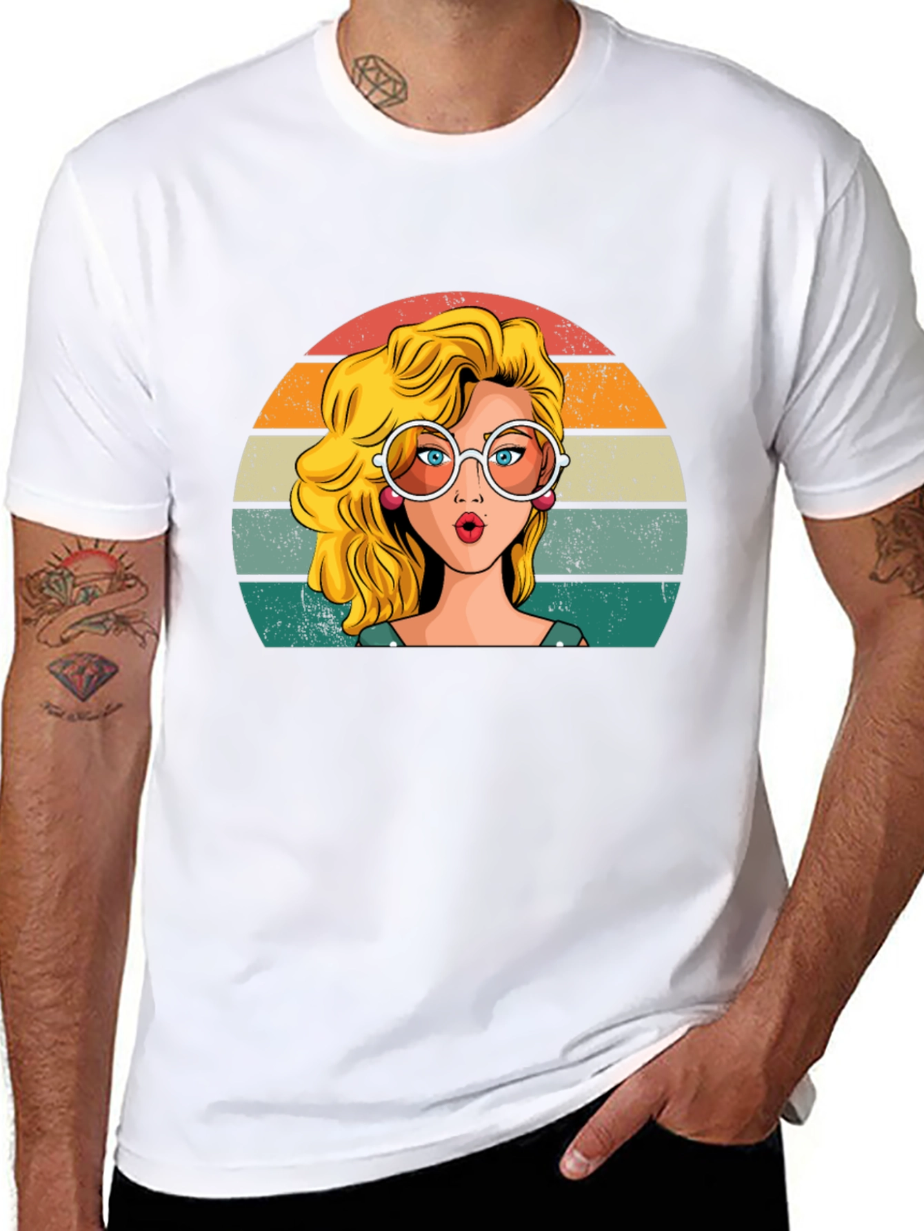 Retro Pop Art Girl T-Shirt