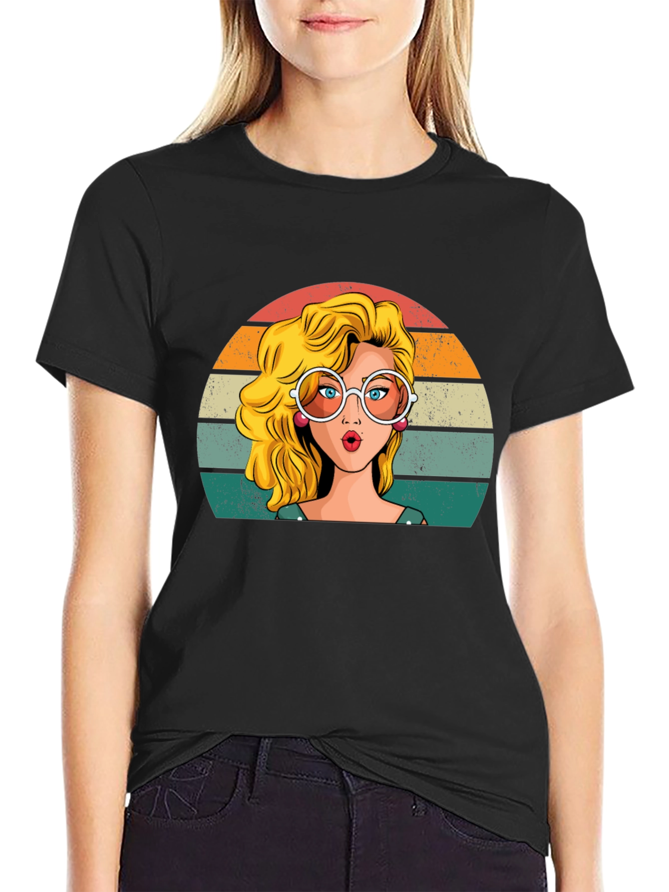 Retro Pop Art Girl T-Shirt