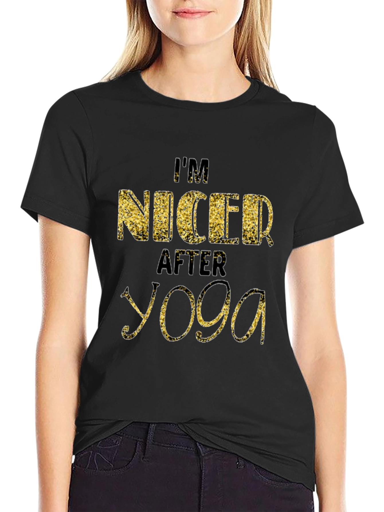 Im Nicer After Yoga T-Shirt - Trendy Graphic Tee
