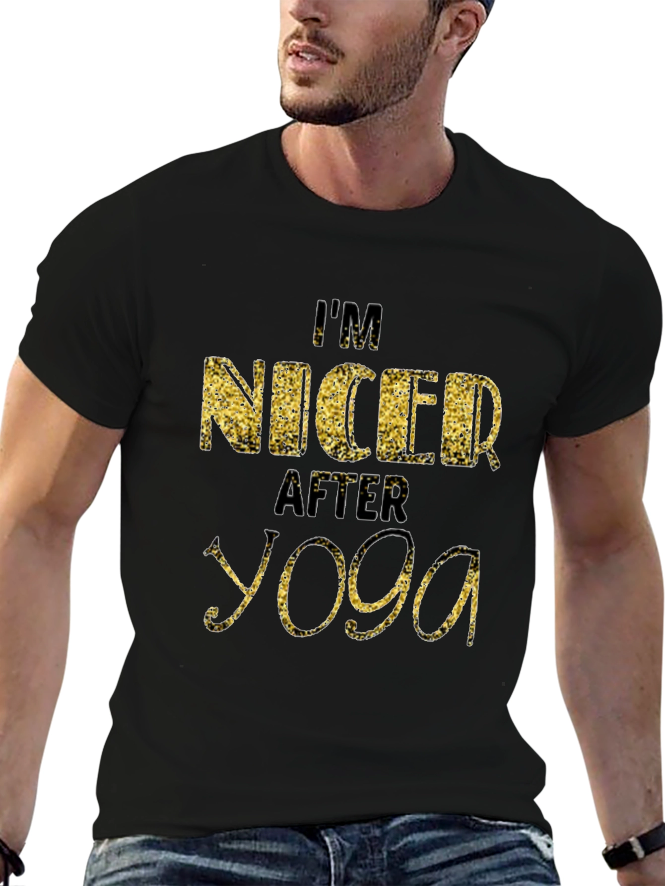 Im Nicer After Yoga T-Shirt - Trendy Graphic Tee