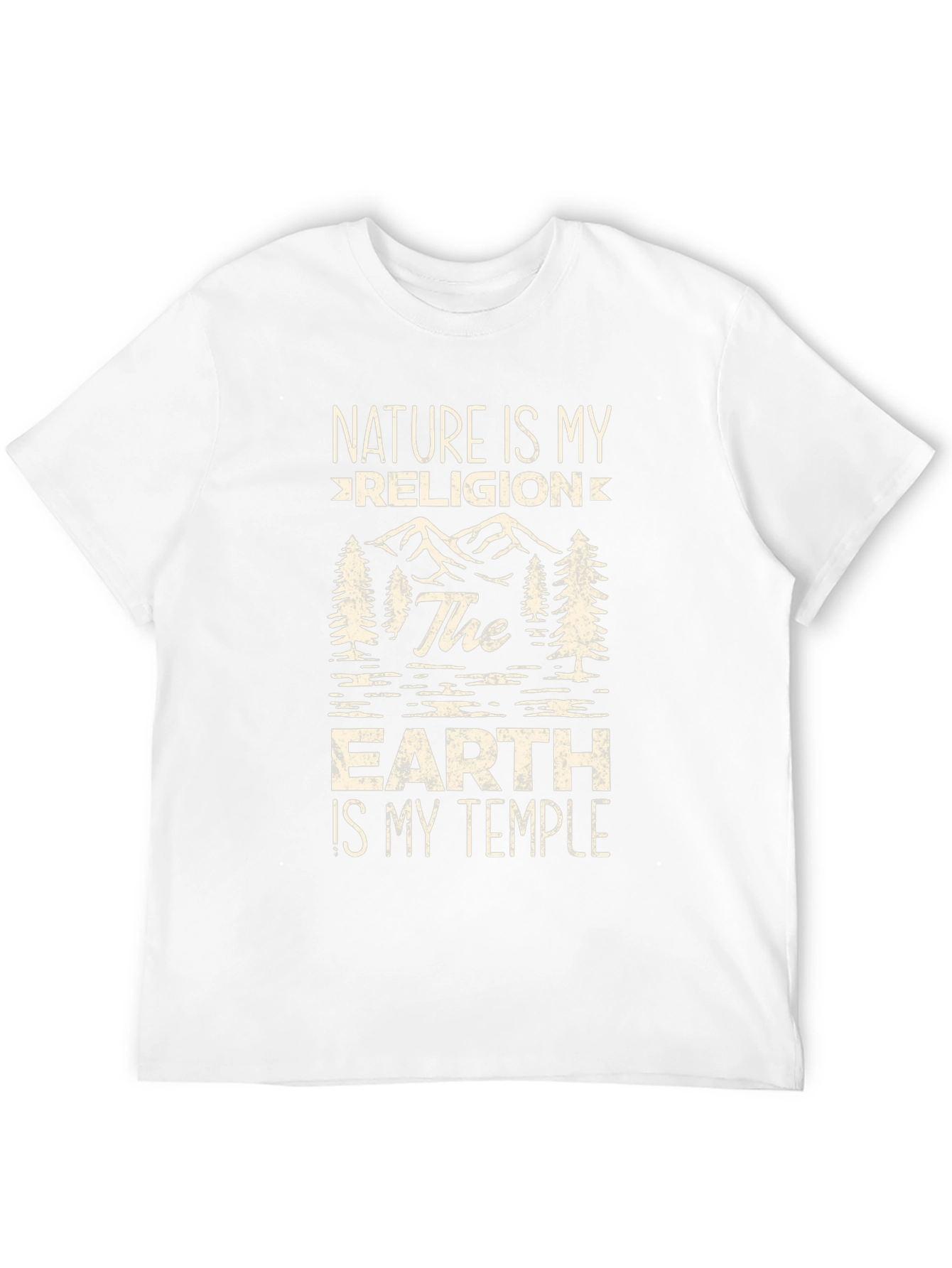 Nature is My Religion T-Shirt - Earth Temple Tee