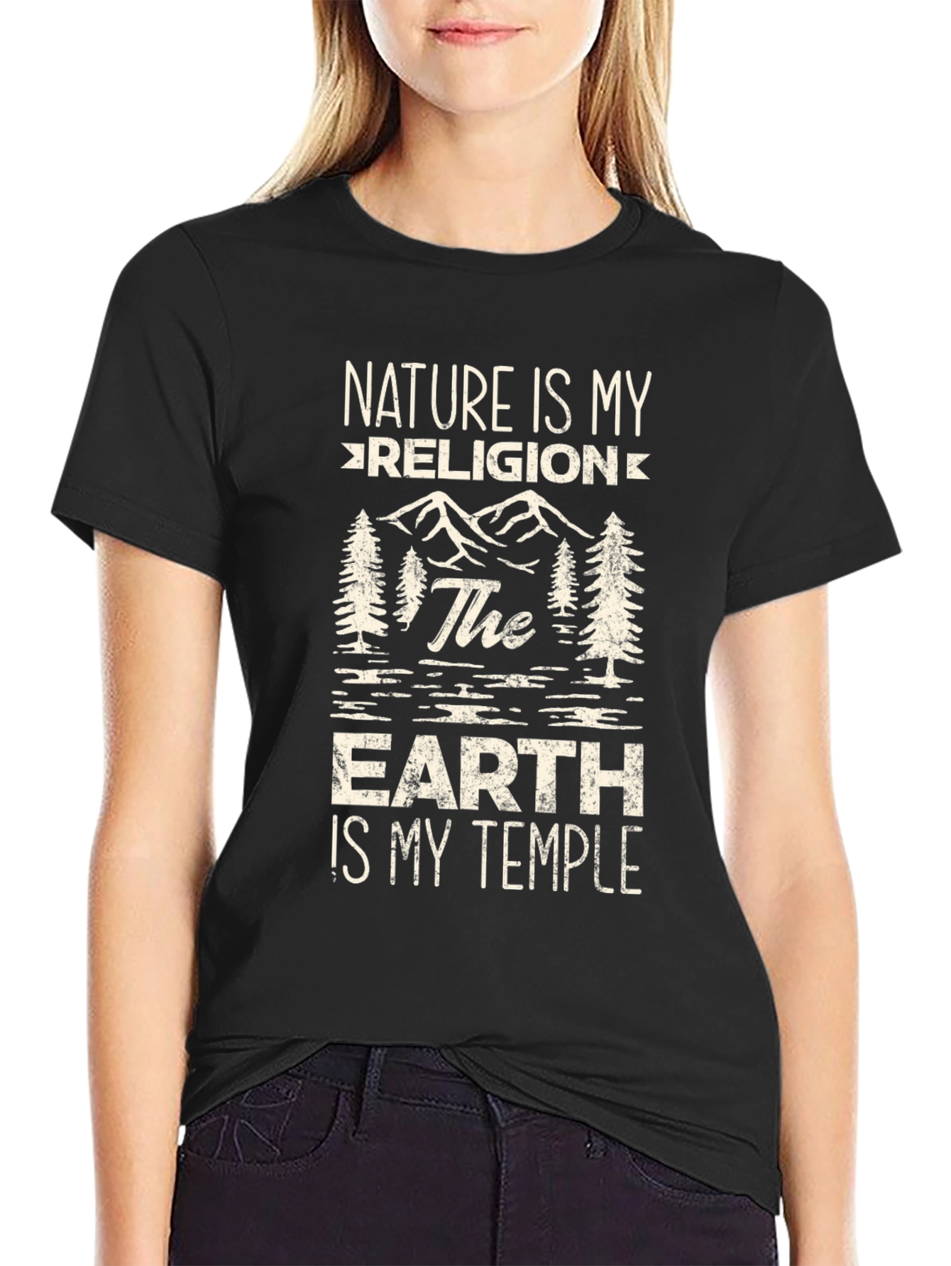 Nature is My Religion T-Shirt - Earth Temple Tee