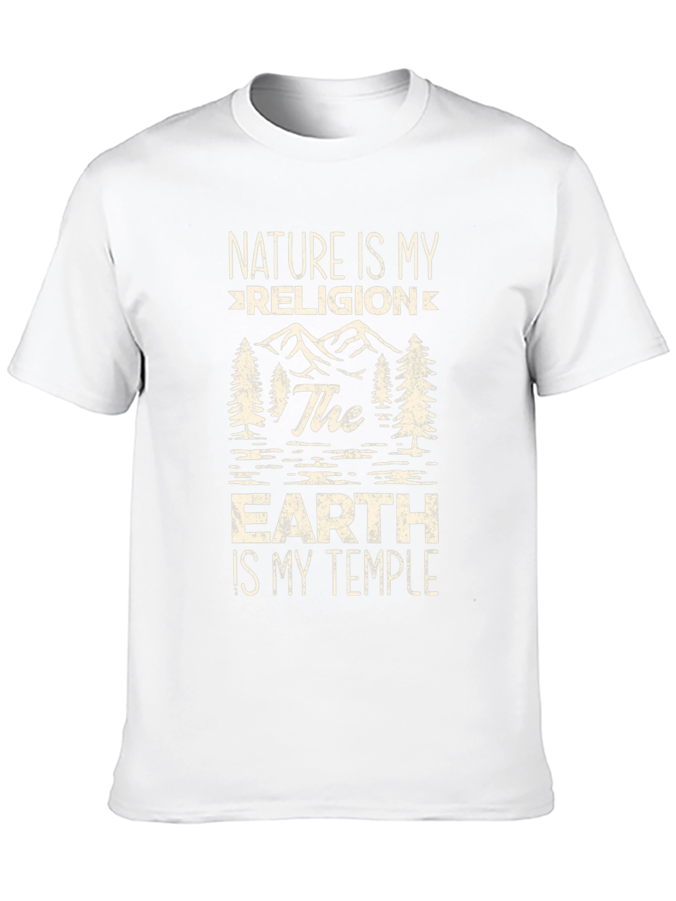 Nature is My Religion T-Shirt - Earth Temple Tee