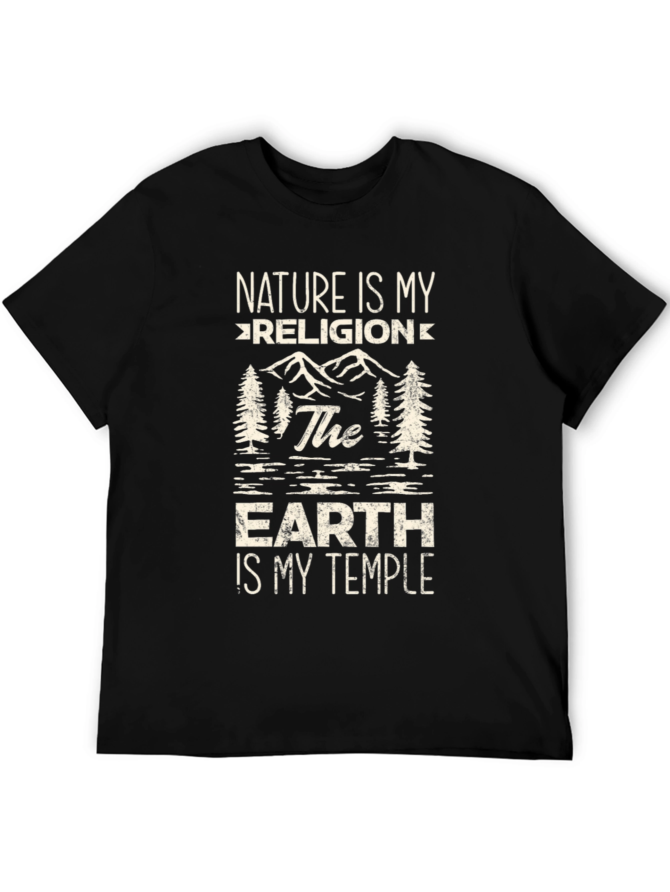 Nature is My Religion T-Shirt - Earth Temple Tee