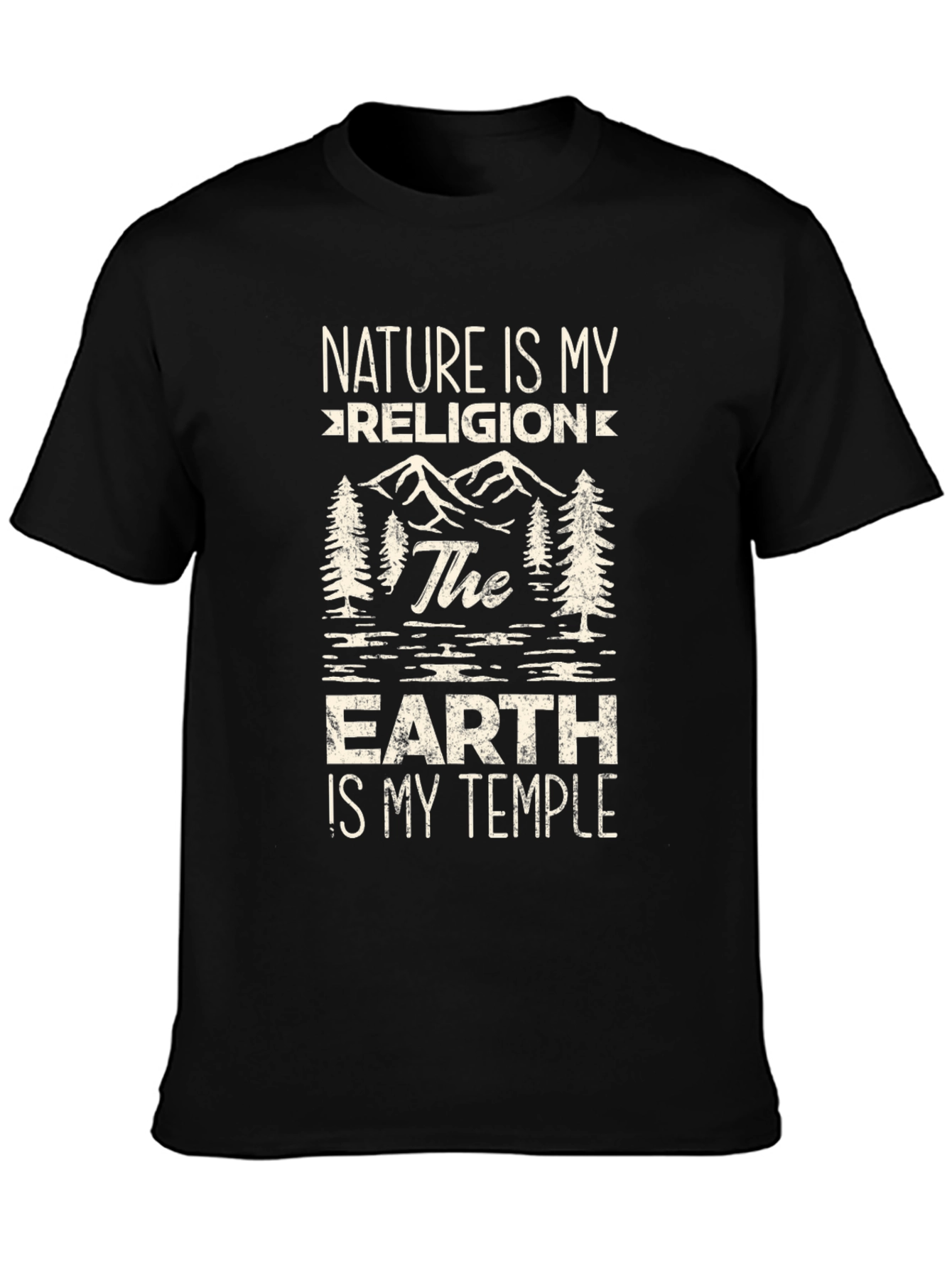 Nature is My Religion T-Shirt - Earth Temple Tee
