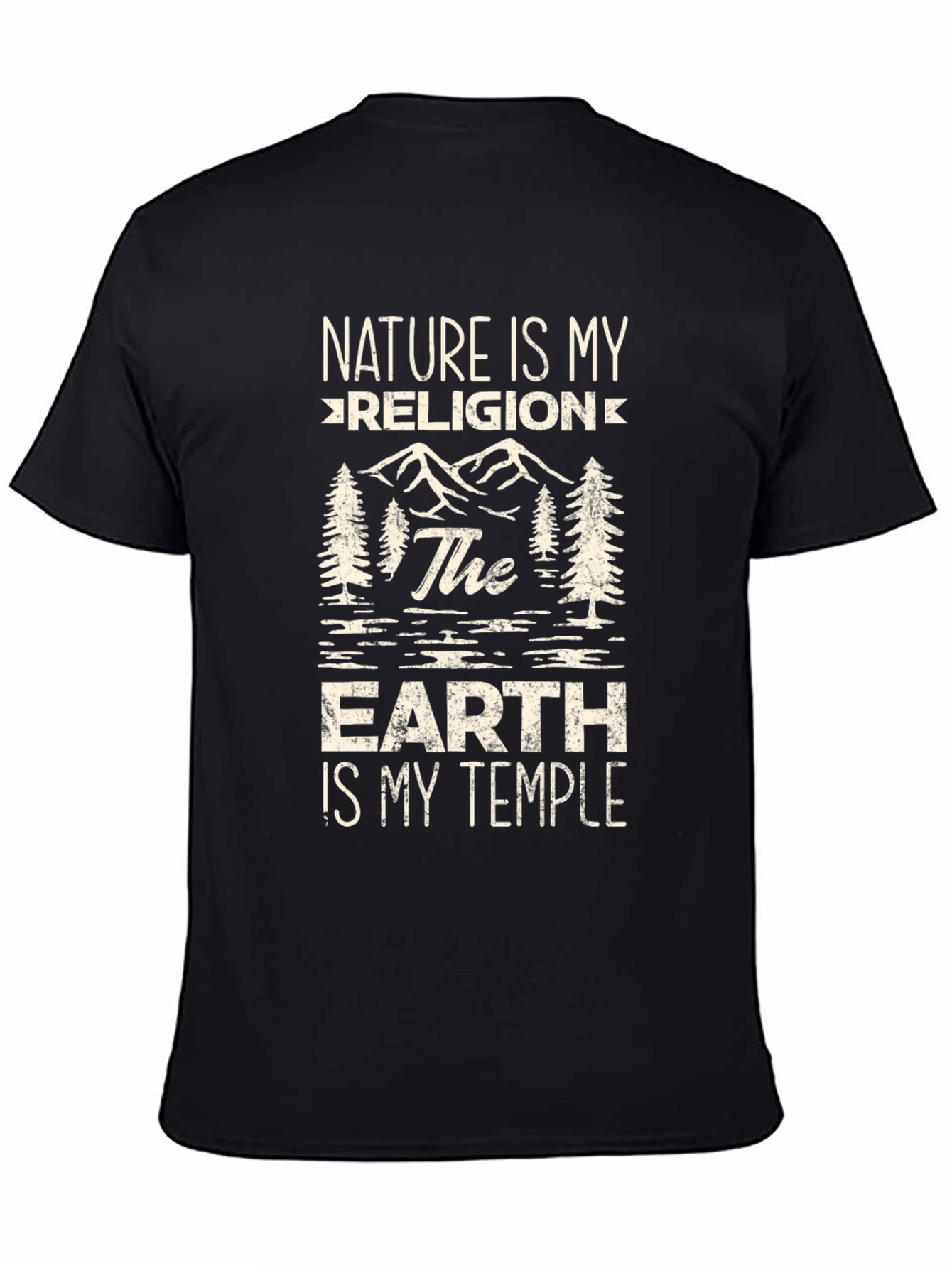 Nature is My Religion T-Shirt - Earth Temple Tee