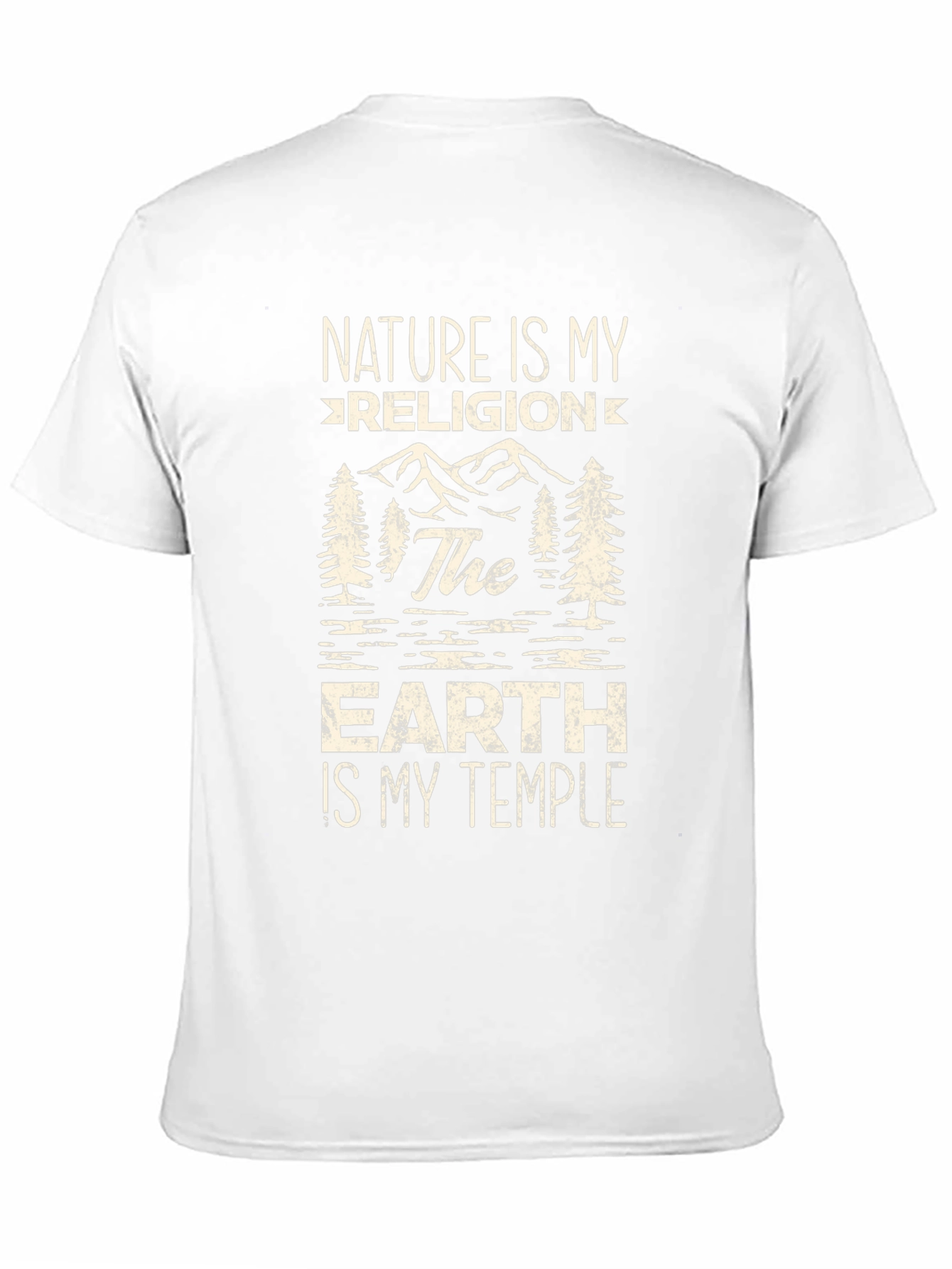 Nature is My Religion T-Shirt - Earth Temple Tee