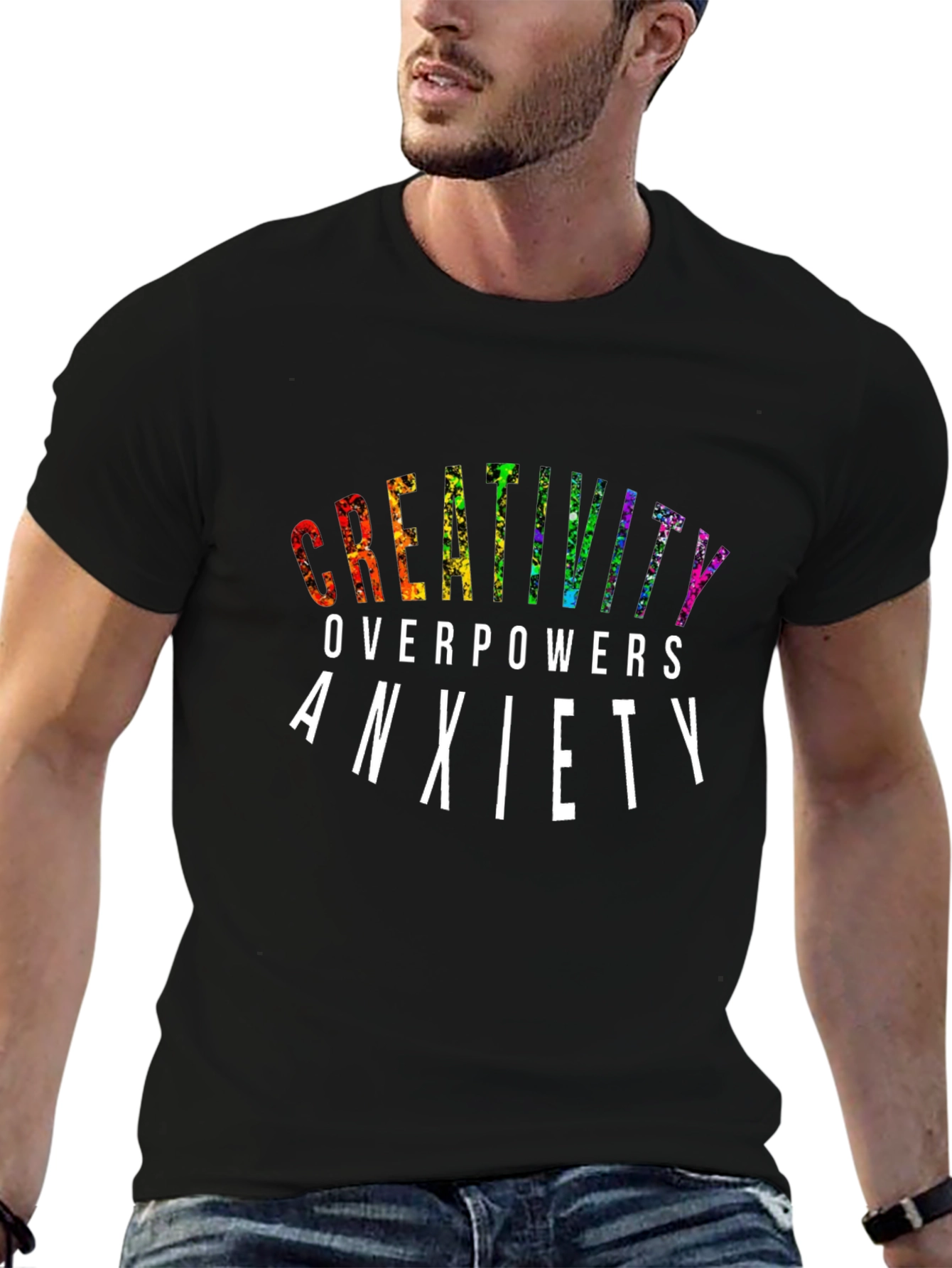 Creativity Overpowers Anxiety Graphic Tee