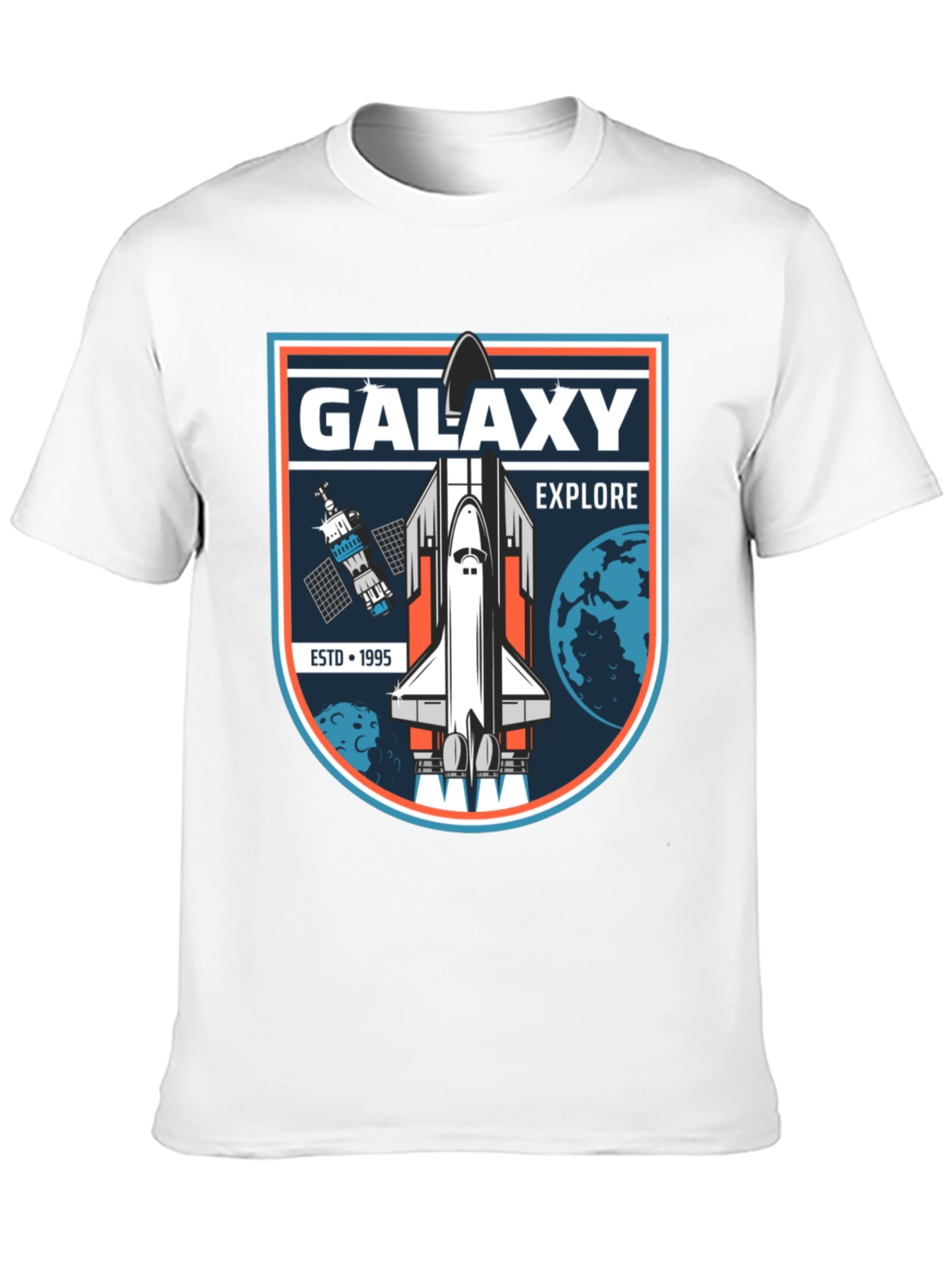 Galaxy Explore Black T-Shirt