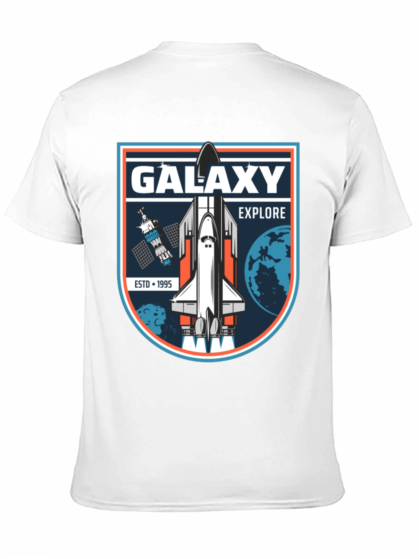 Galaxy Explore Black T-Shirt