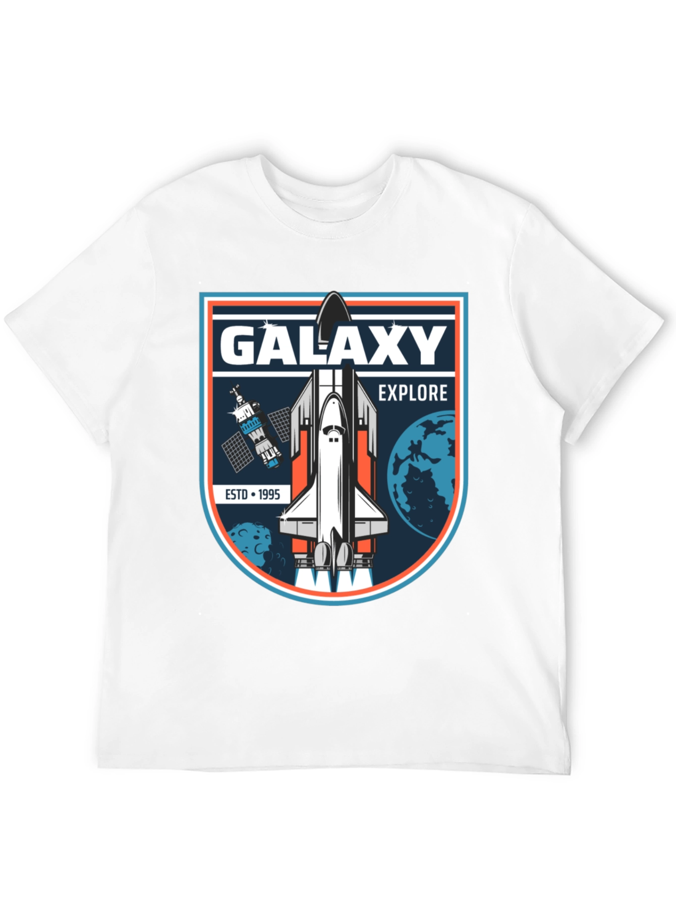 Galaxy Explore Black T-Shirt