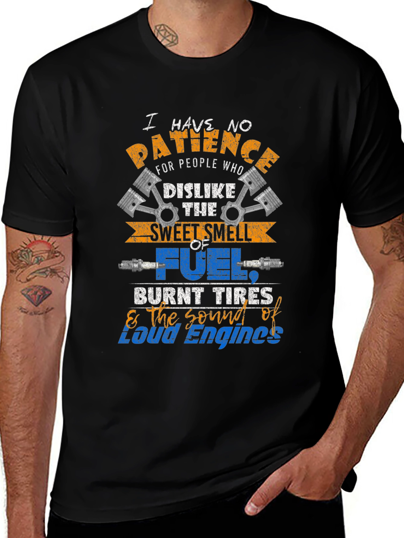 No Patience Fuel & Engine T-Shirt