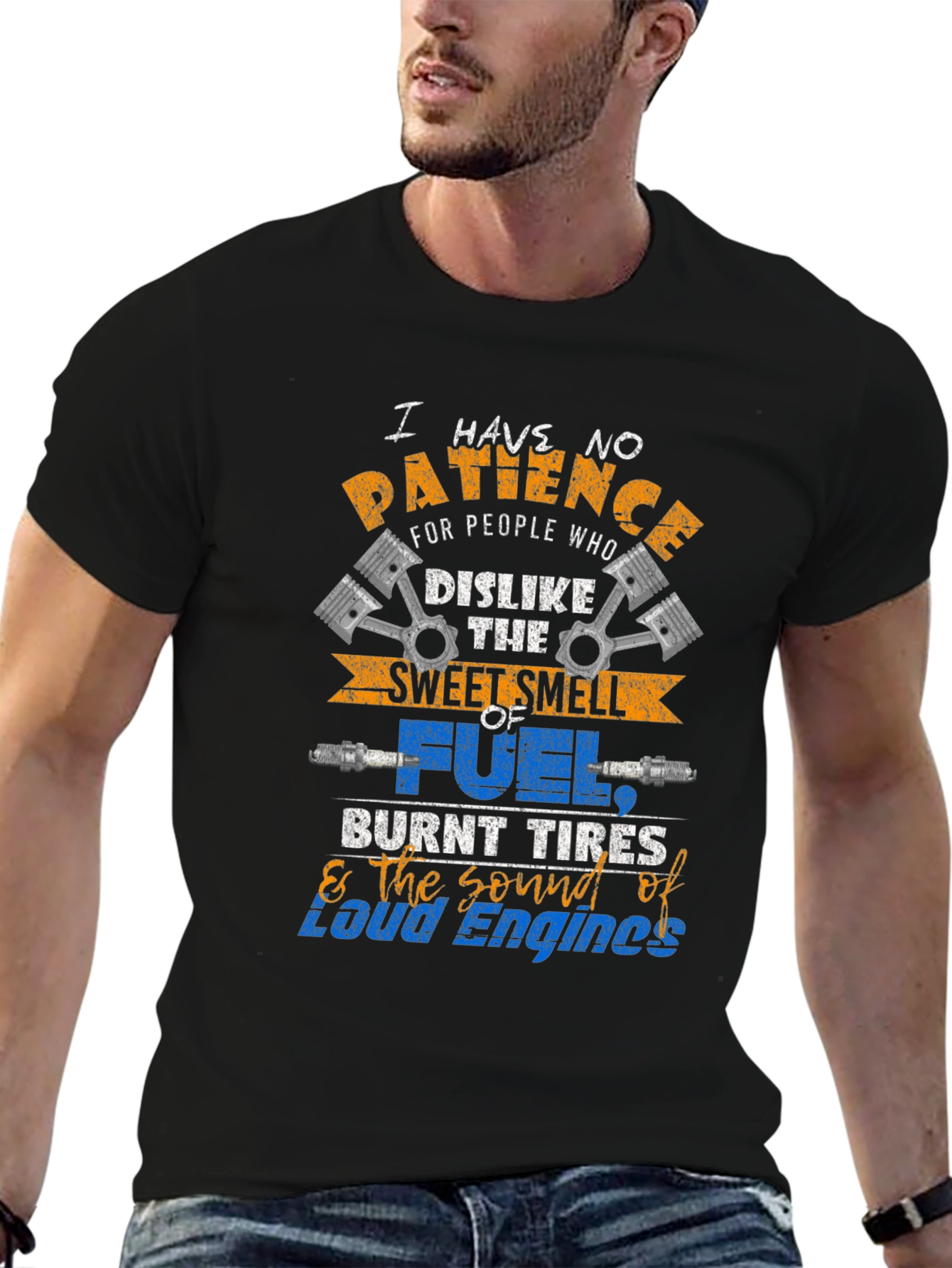 No Patience Fuel & Engine T-Shirt