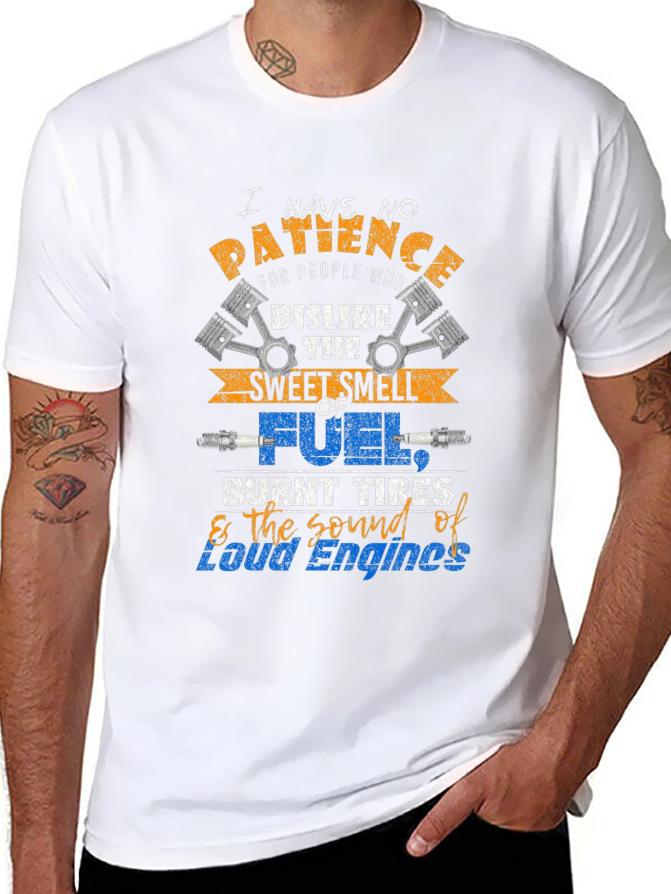 No Patience Fuel & Engine T-Shirt
