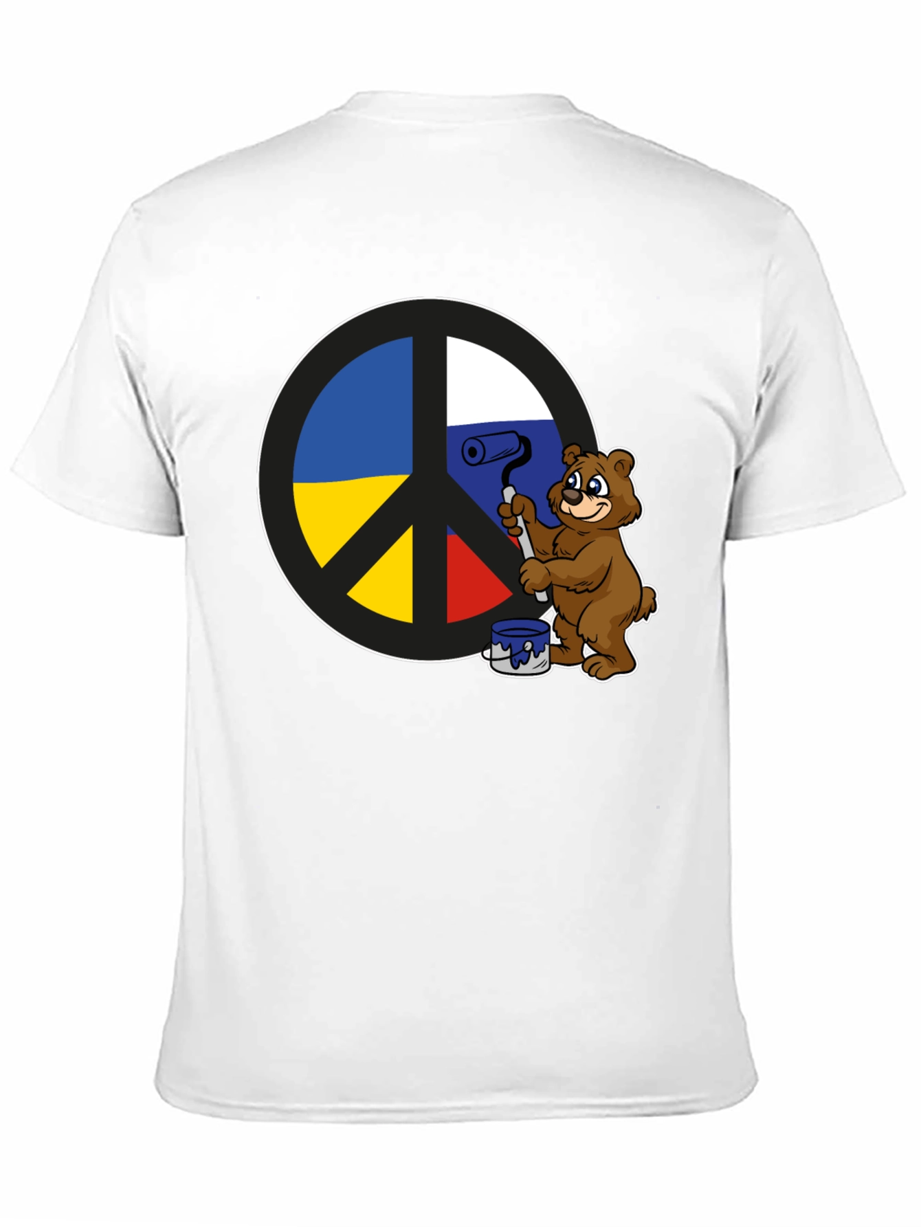 Peace Sign T-Shirt: Bear Paints Peace