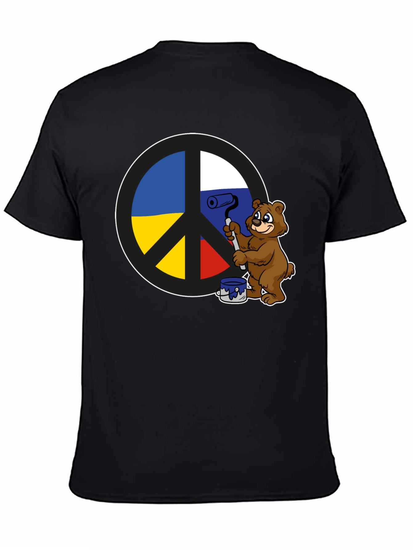 Peace Sign T-Shirt: Bear Paints Peace