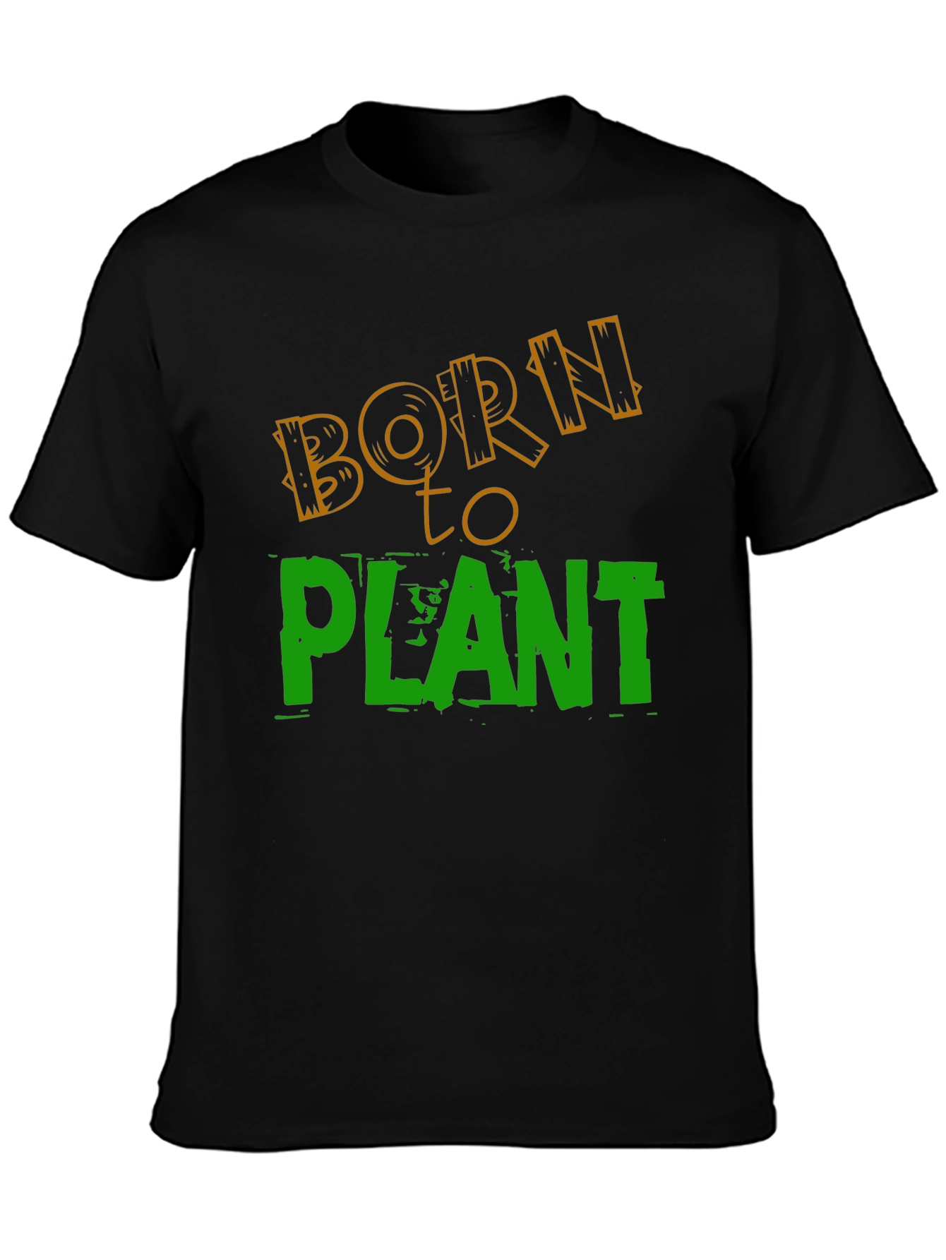 Born to Plant Graphic T-Shirt - Black