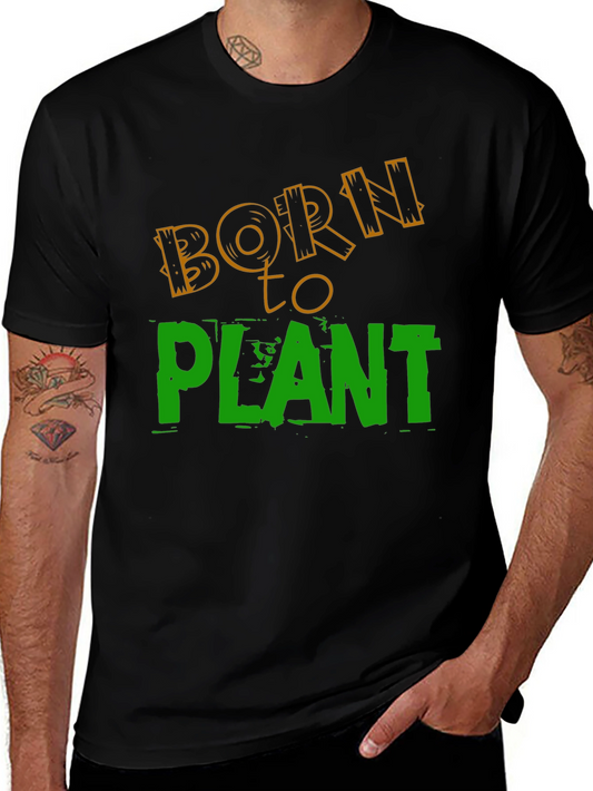Born to Plant Graphic T-Shirt - Black