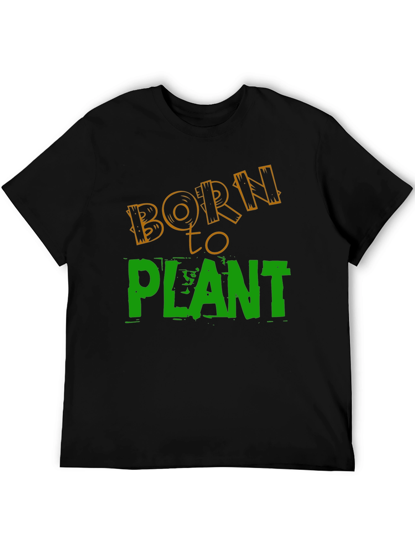 Born to Plant Graphic T-Shirt - Black