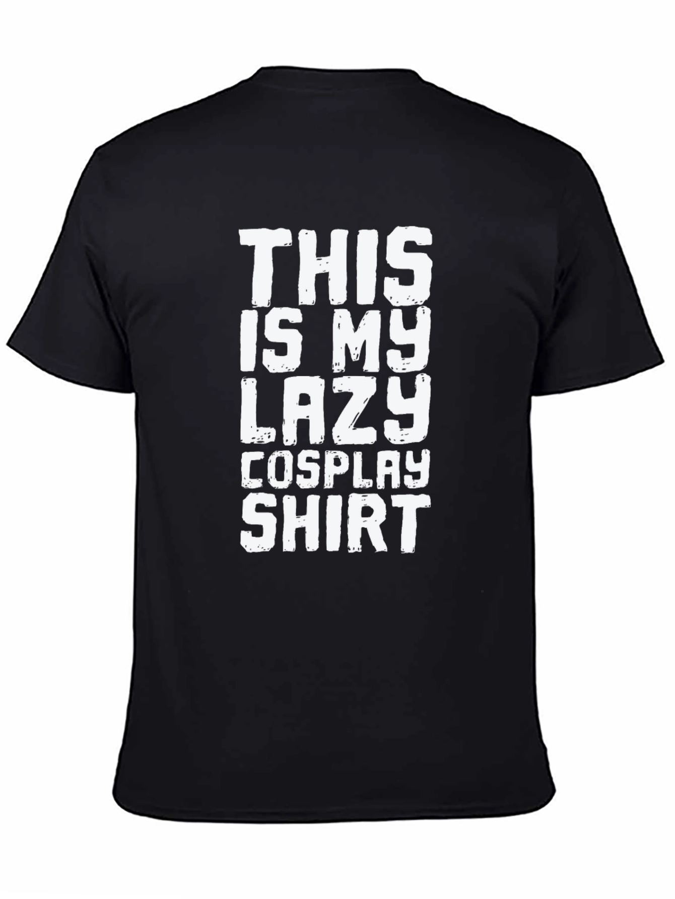 Lazy Cosplay Shirt Funny Graphic Tee
