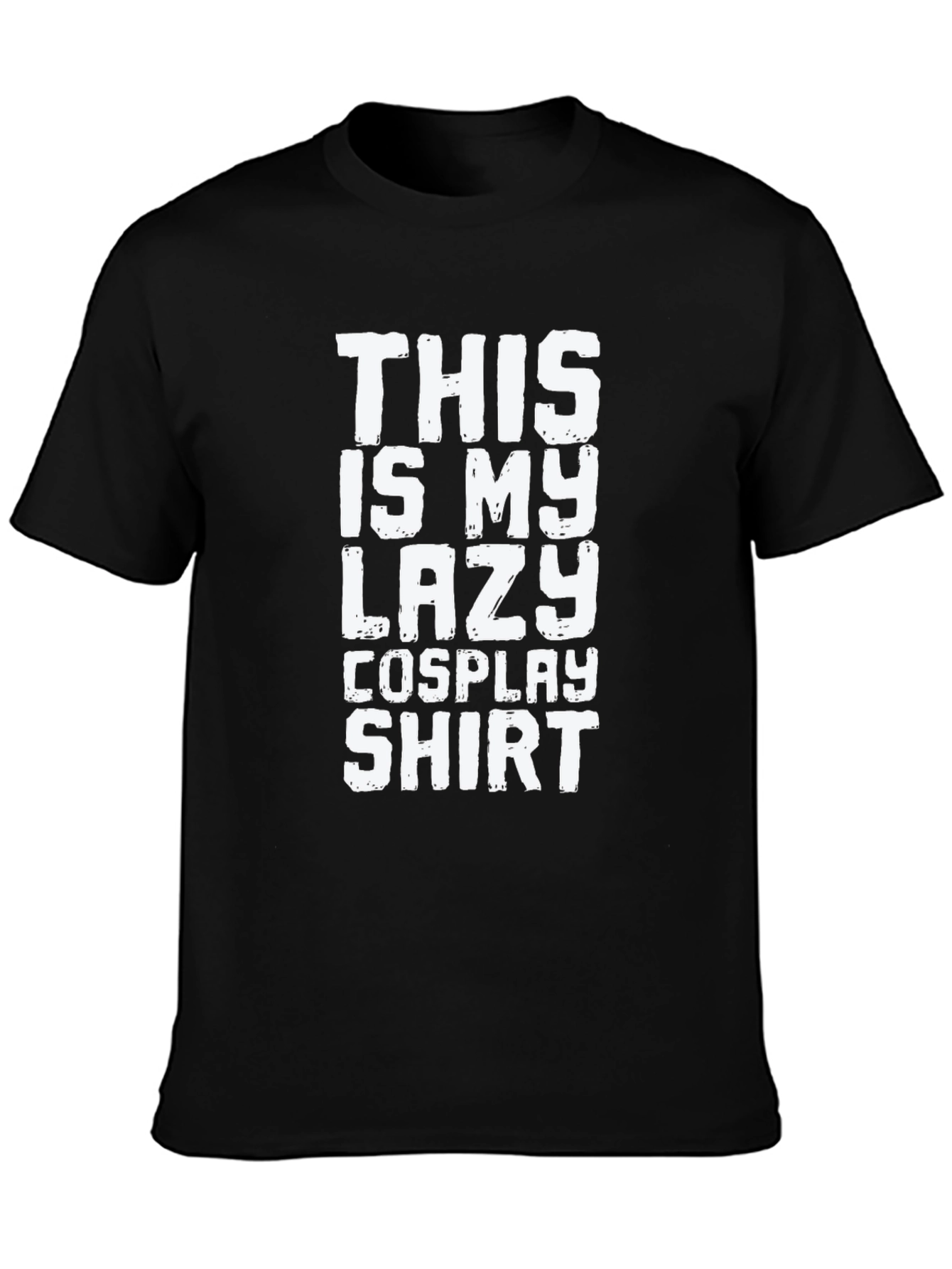 Lazy Cosplay Shirt Funny Graphic Tee