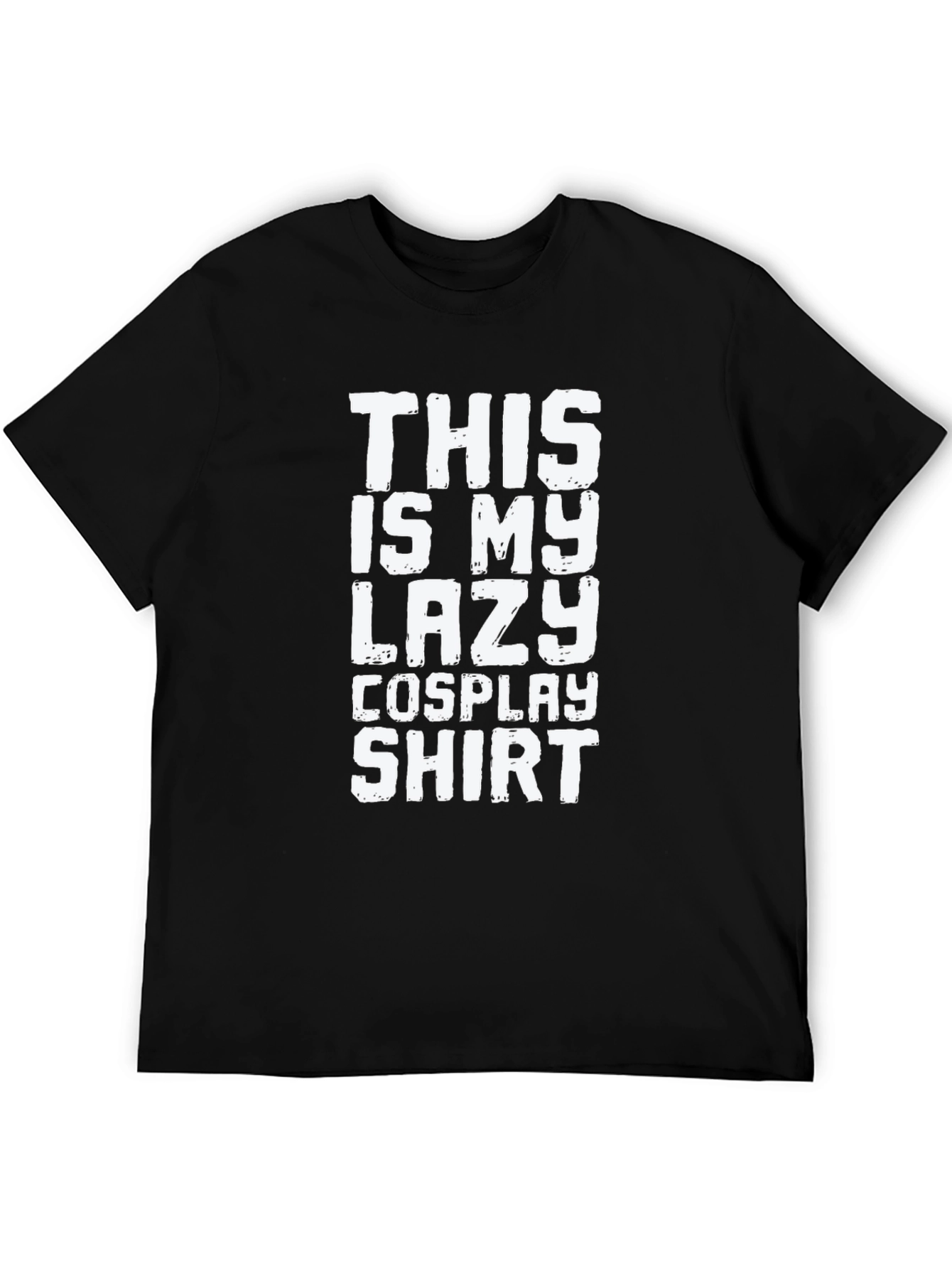 Lazy Cosplay Shirt Funny Graphic Tee
