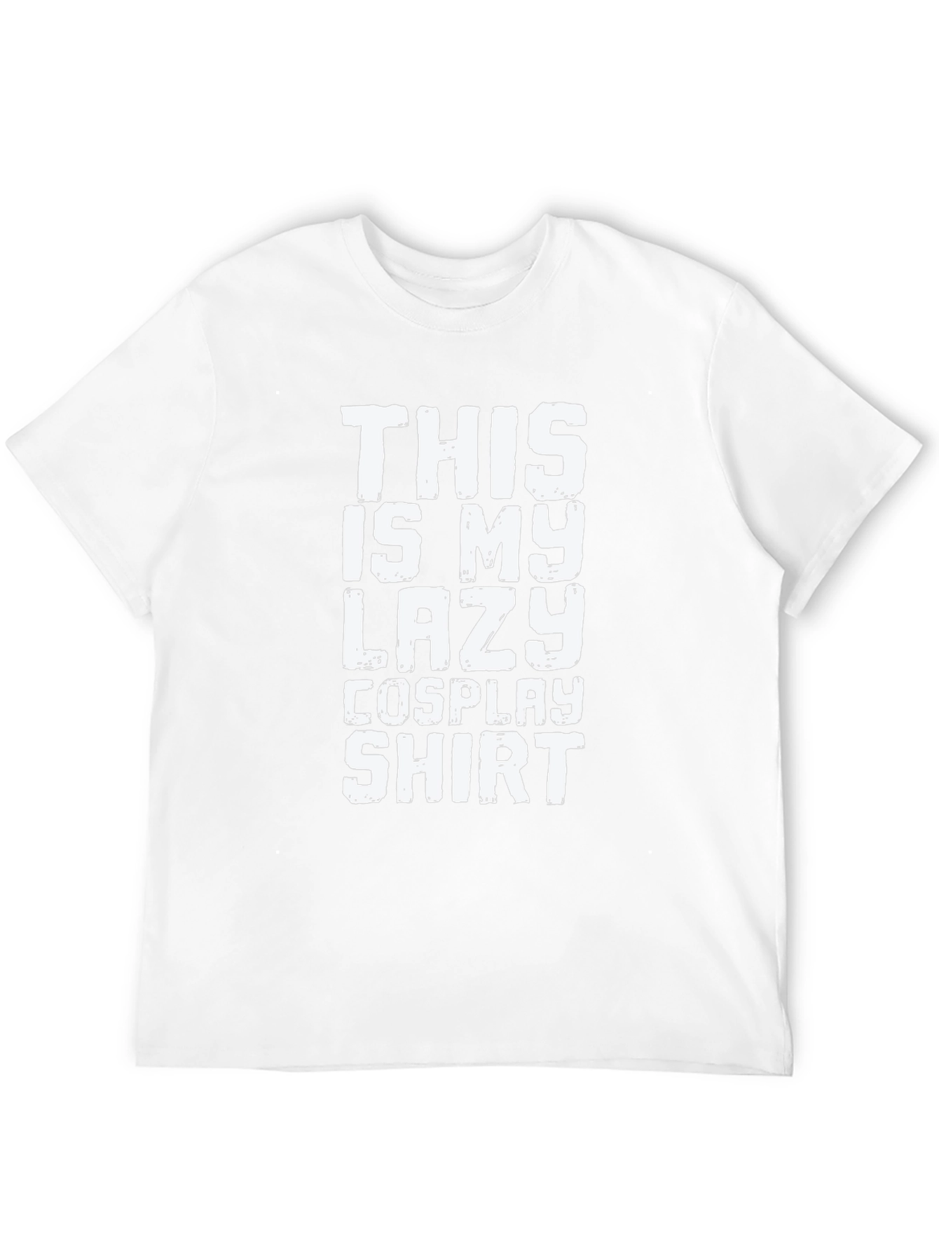 Lazy Cosplay Shirt Funny Graphic Tee