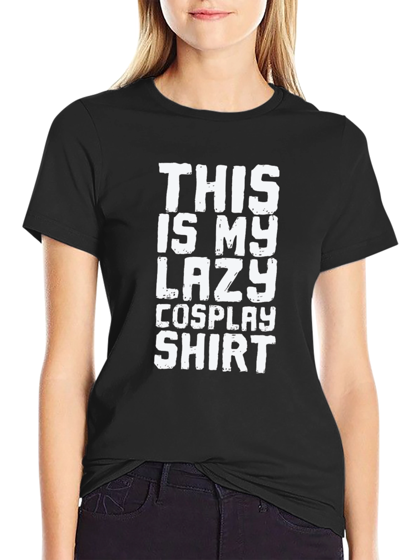 Lazy Cosplay Shirt Funny Graphic Tee