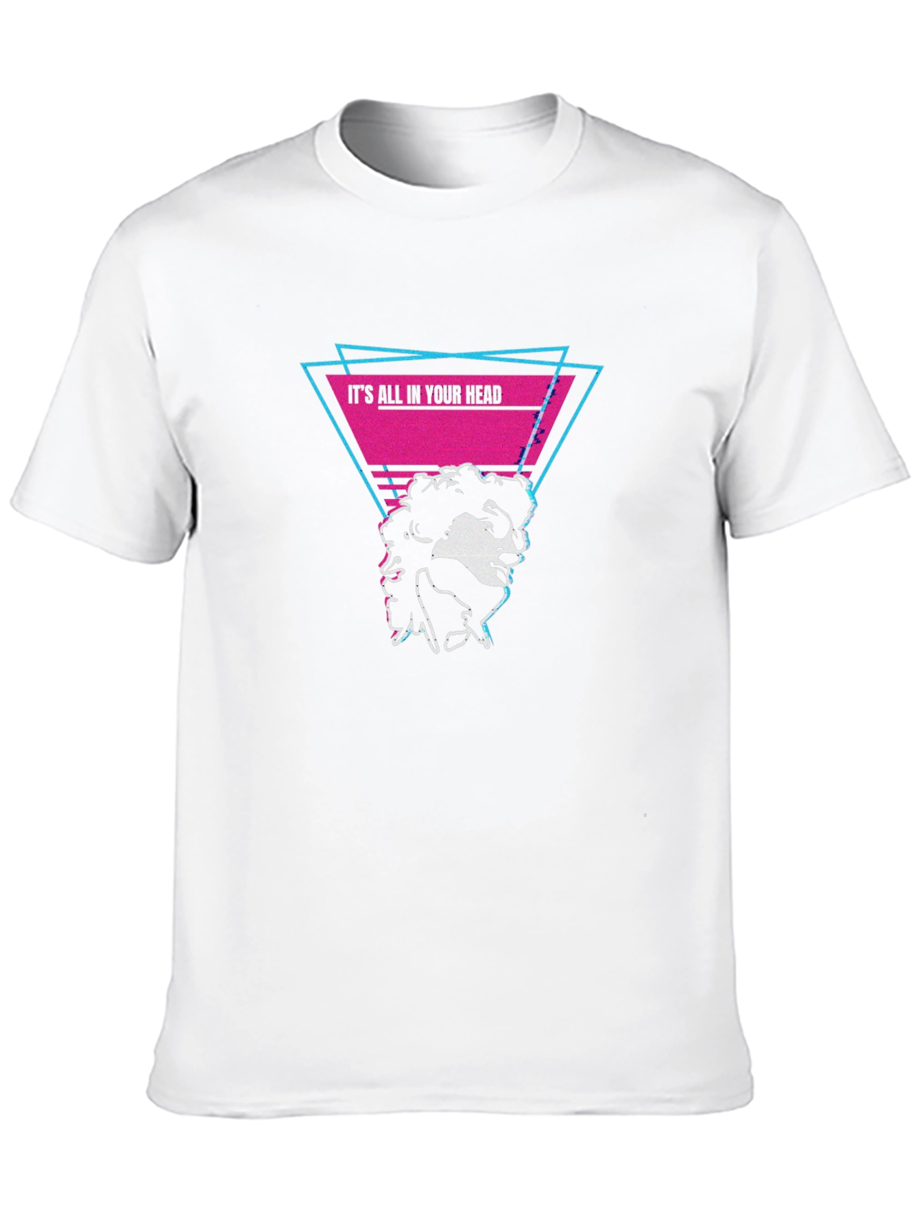 Retro Its All In Your Head Graphic Tee