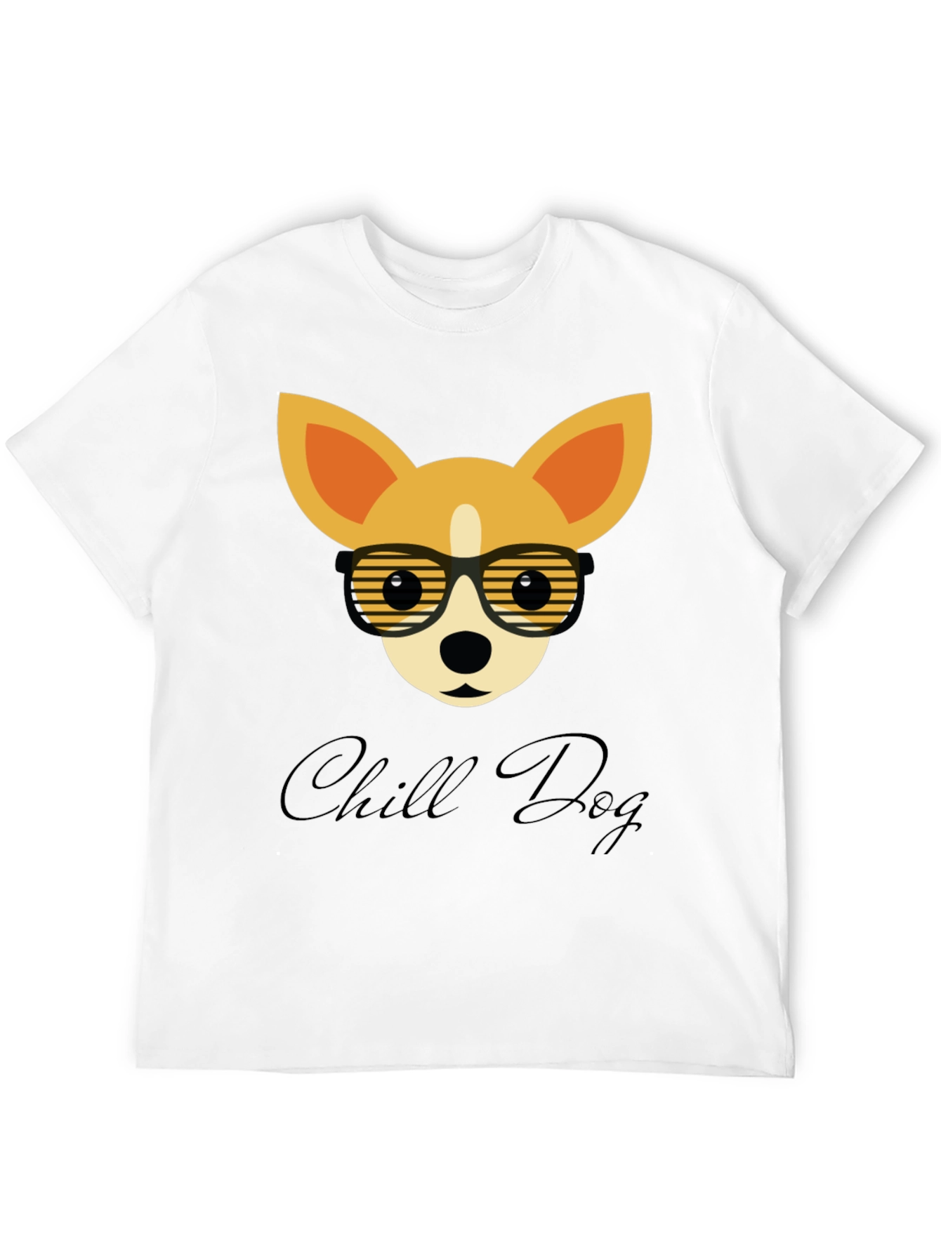 Chill Dog Graphic Tee - Cool Canine Style