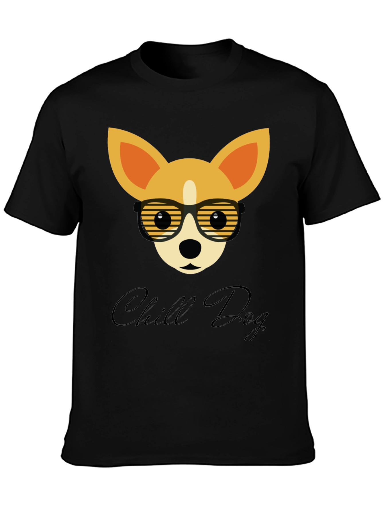 Chill Dog Graphic Tee - Cool Canine Style