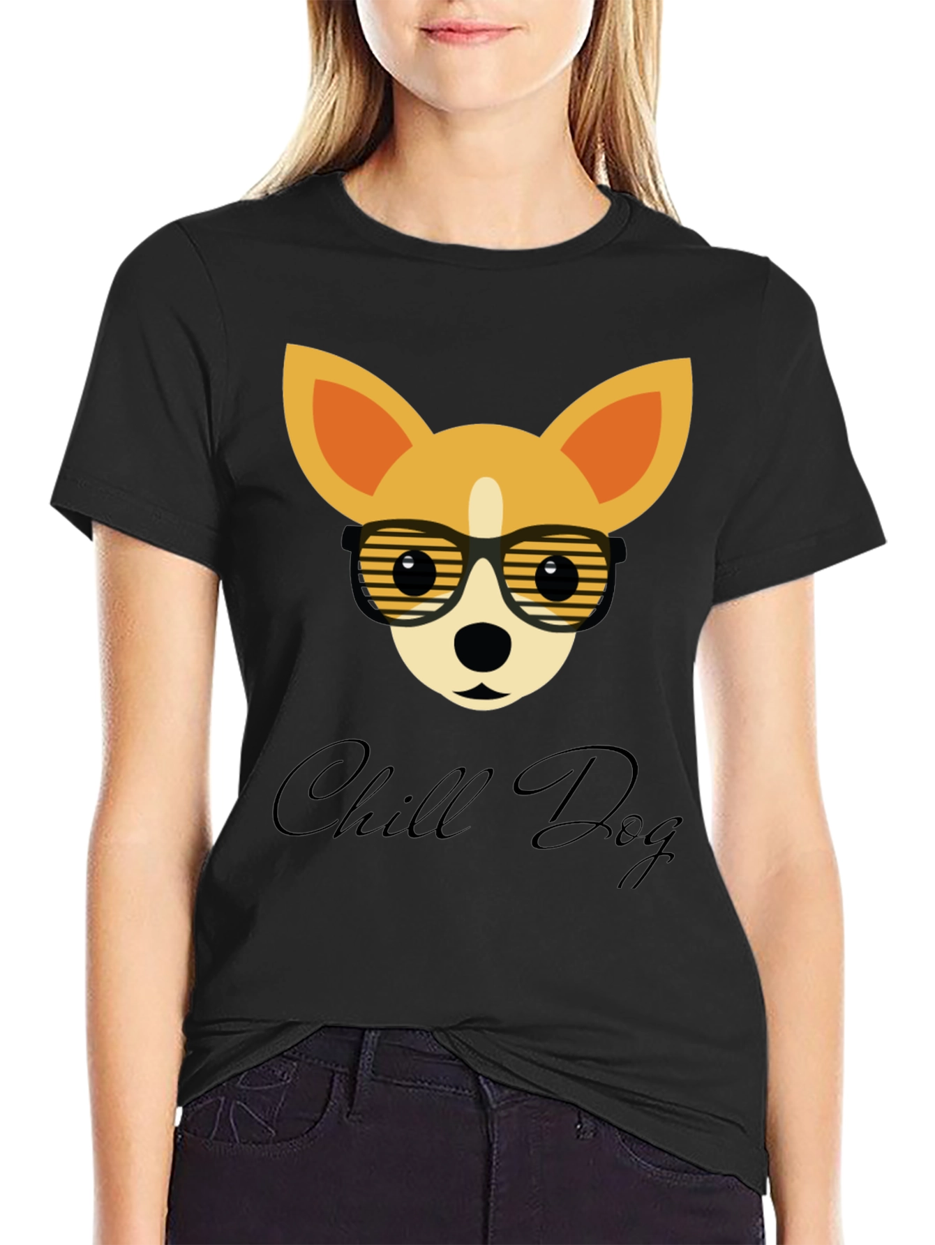 Chill Dog Graphic Tee - Cool Canine Style