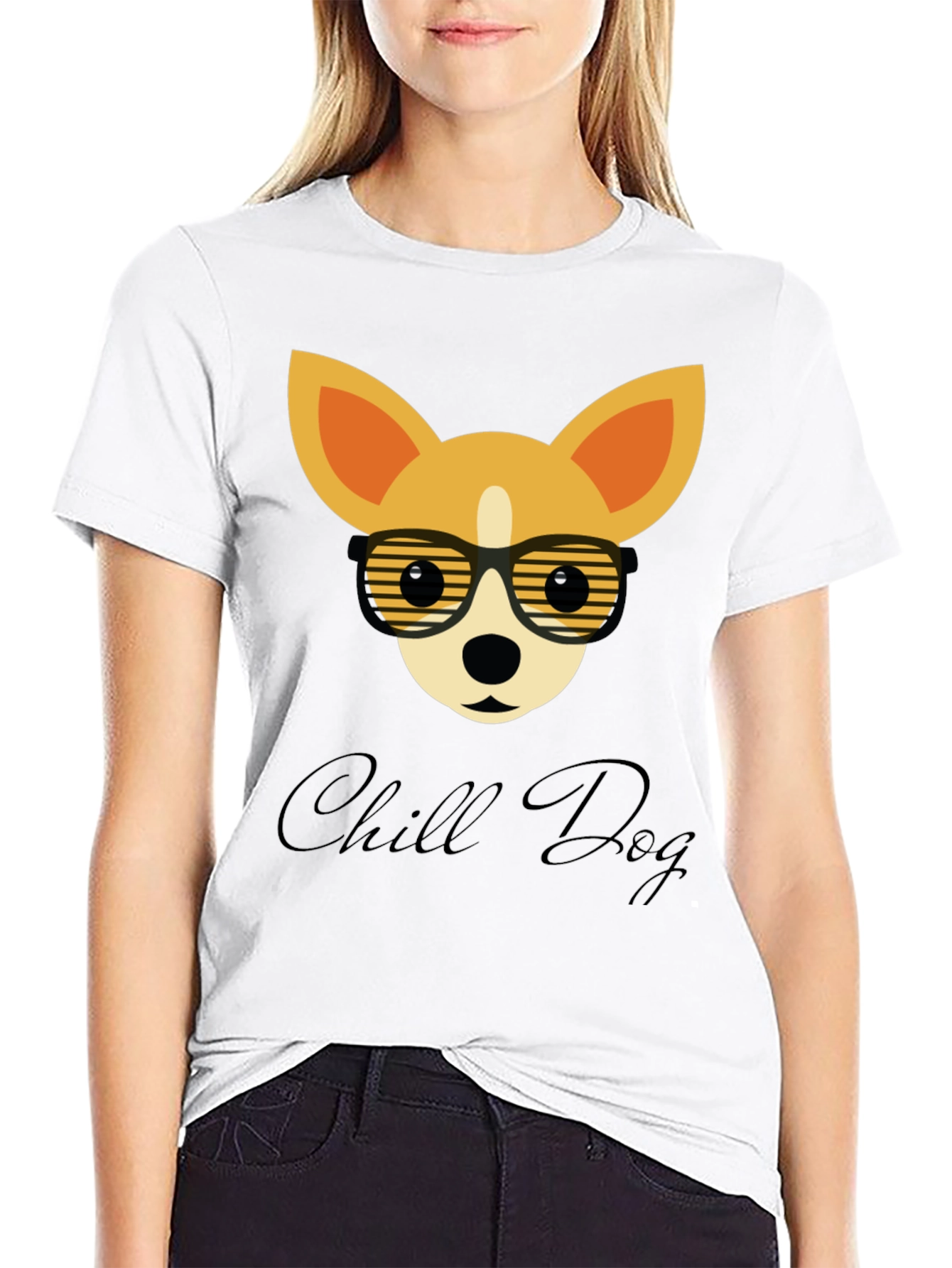 Chill Dog Graphic Tee - Cool Canine Style