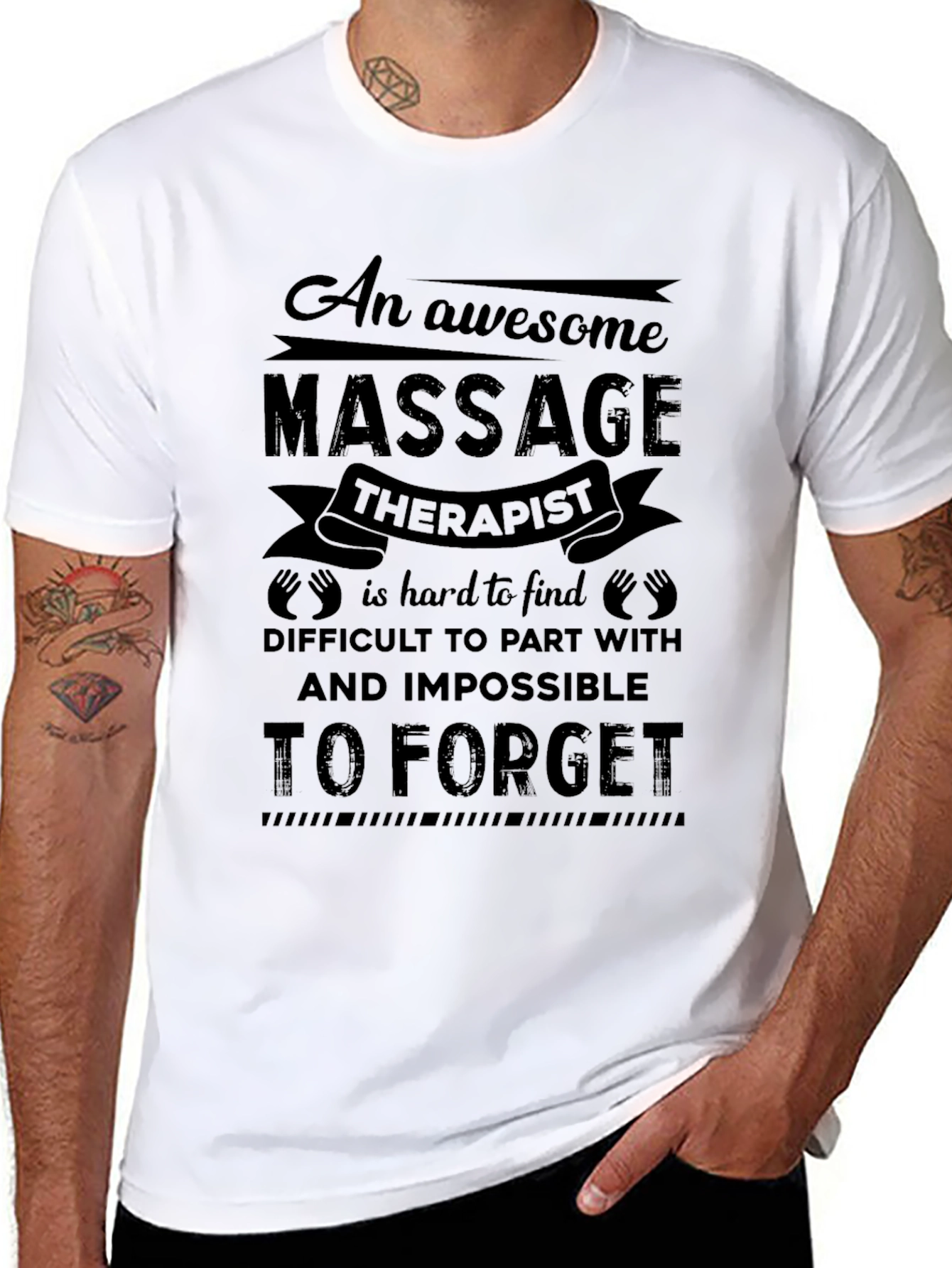 Massage Therapist Graphic T-Shirt