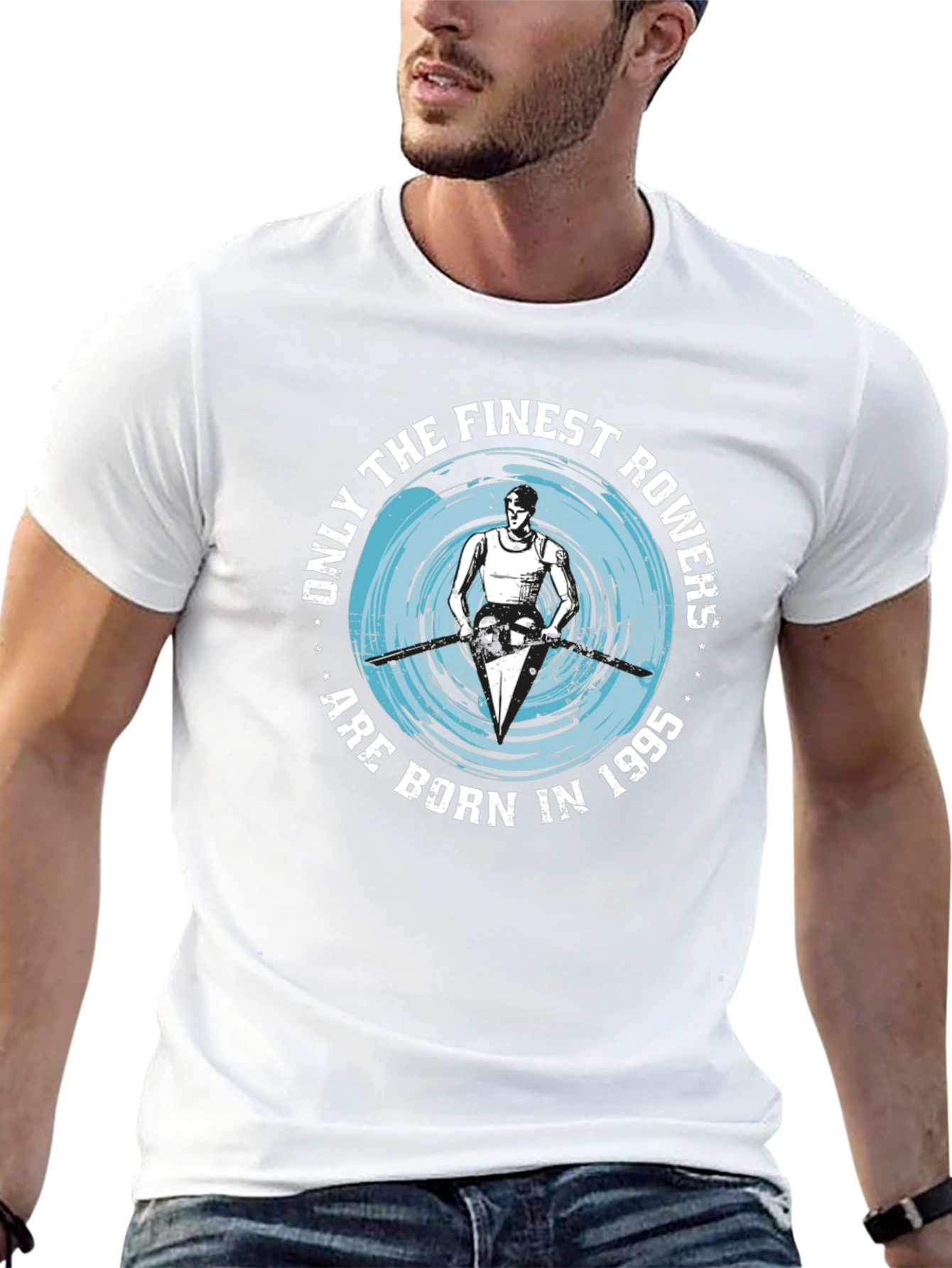 Finest Rowers Born in 1995 Black T-Shirt