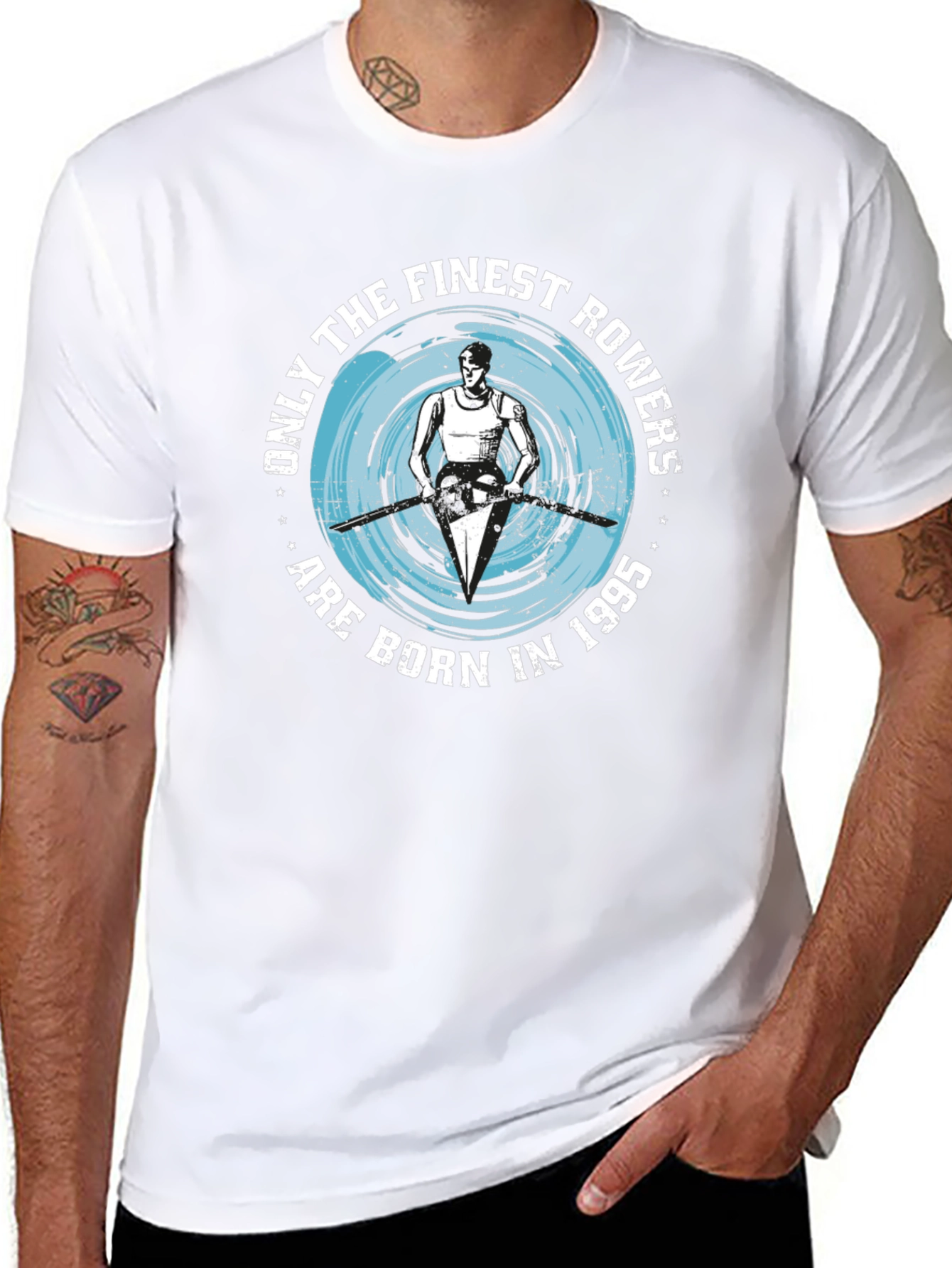 Finest Rowers Born in 1995 Black T-Shirt