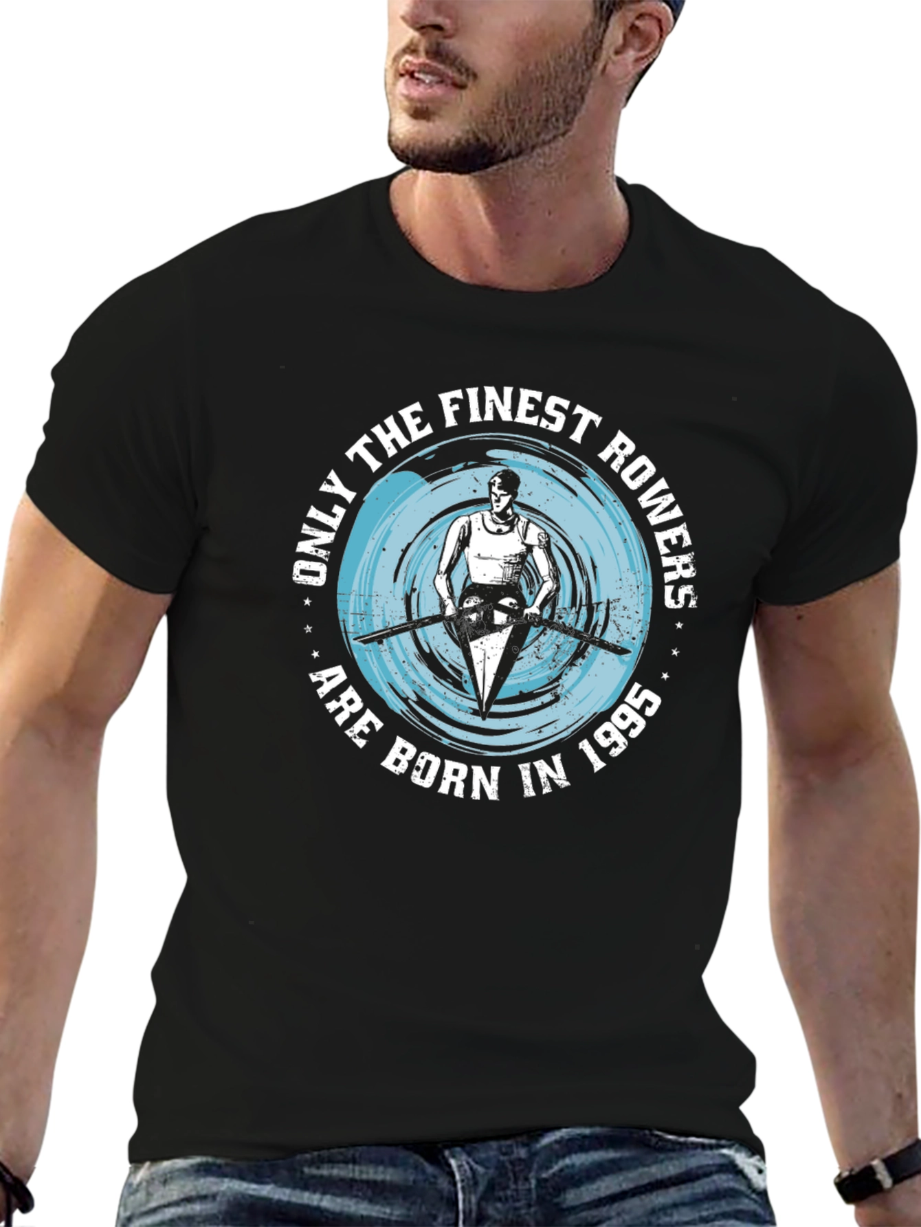 Finest Rowers Born in 1995 Black T-Shirt