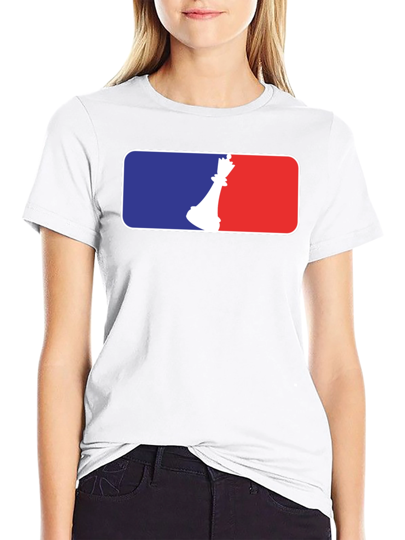 Chess Queen Black T-Shirt - Strategy Game Design