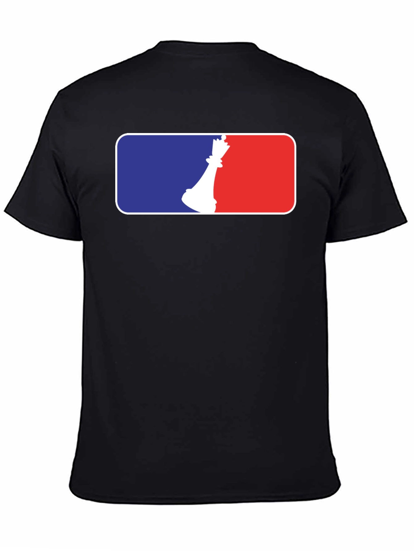 Chess Queen Black T-Shirt - Strategy Game Design