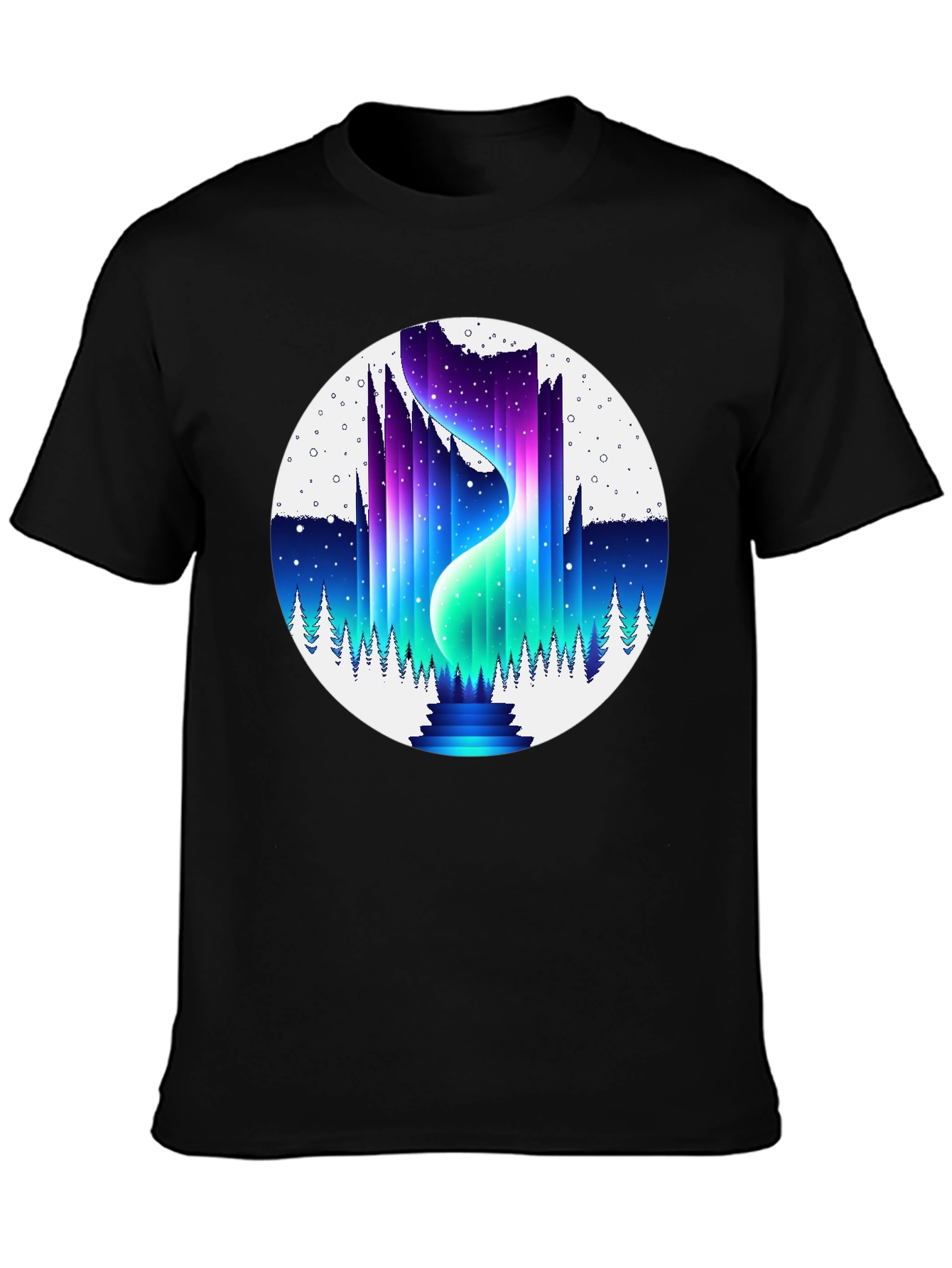 Aurora Borealis Graphic T-Shirt