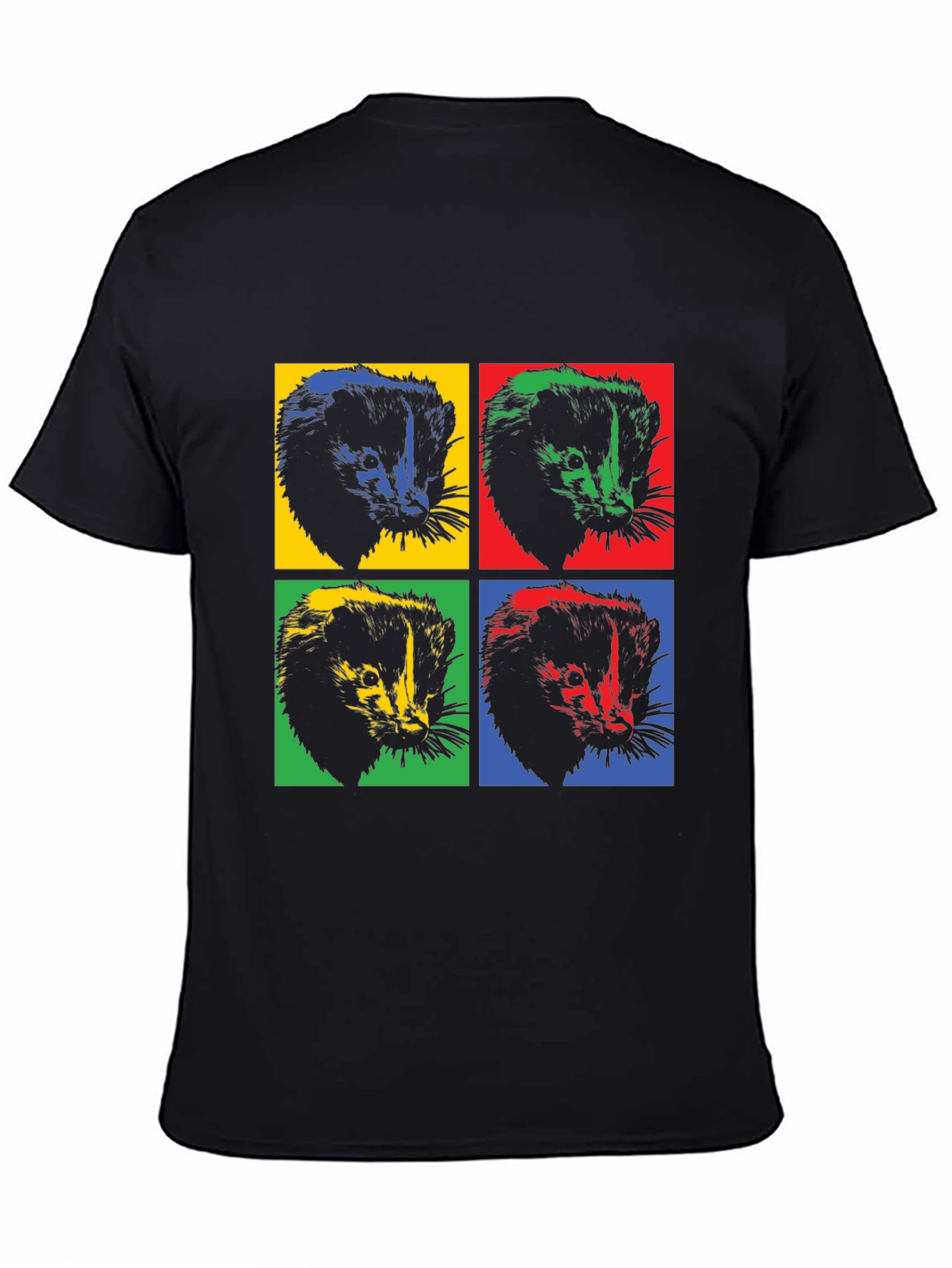 Pop Art Honey Badger T-Shirt - Bold Graphic Tee