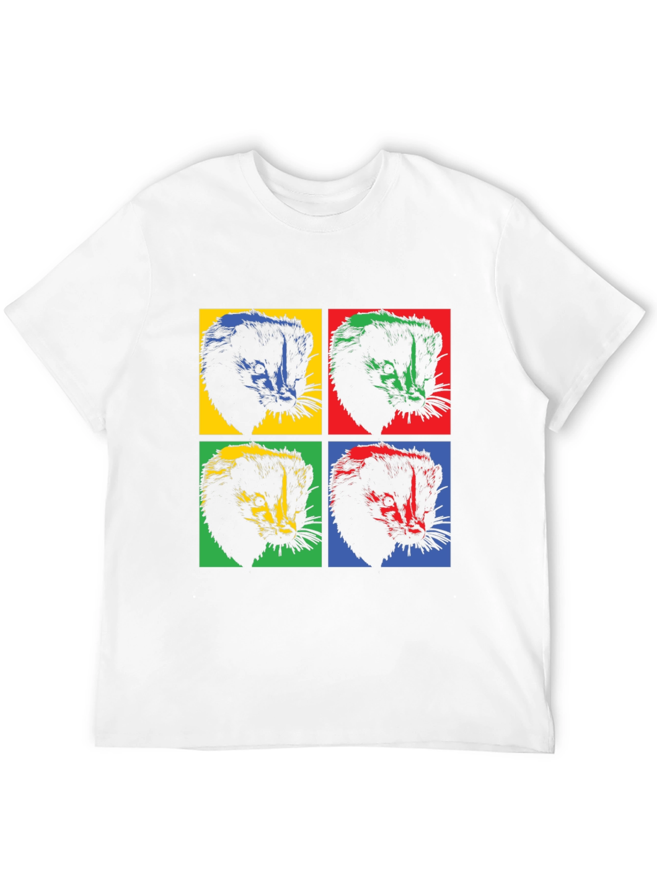 Pop Art Honey Badger T-Shirt - Bold Graphic Tee