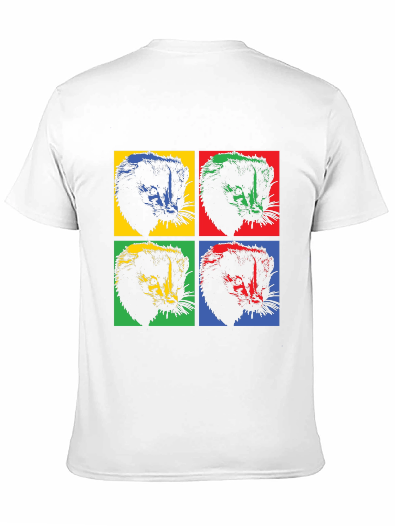 Pop Art Honey Badger T-Shirt - Bold Graphic Tee