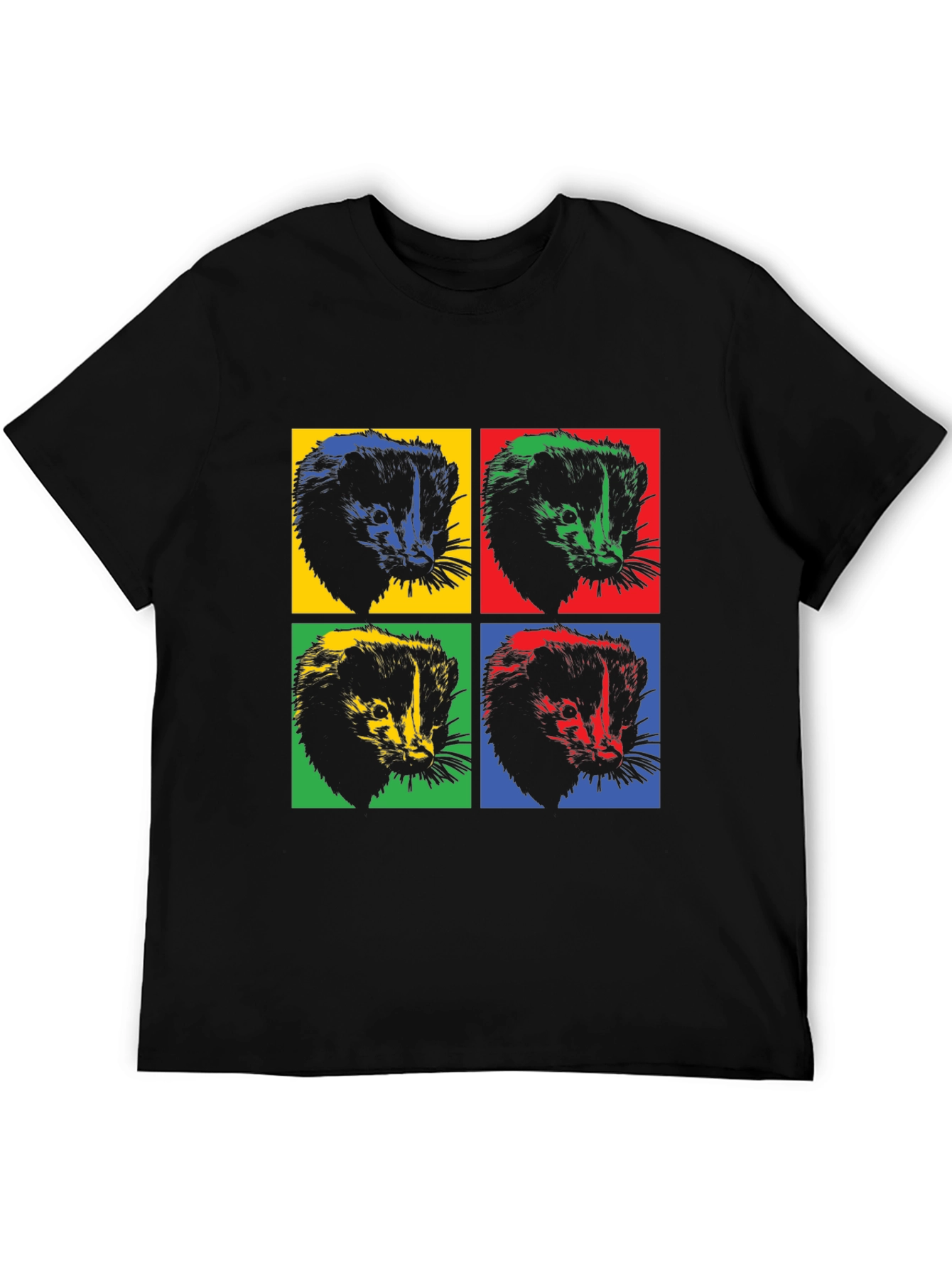 Pop Art Honey Badger T-Shirt - Bold Graphic Tee