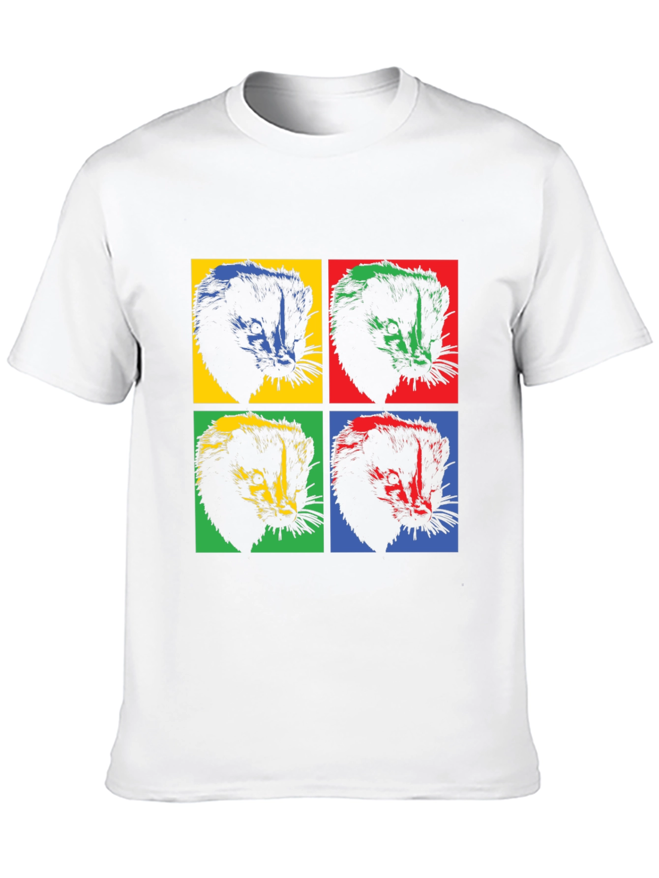 Pop Art Honey Badger T-Shirt - Bold Graphic Tee