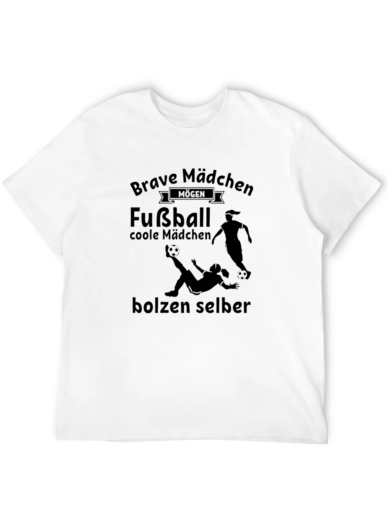 Brave Mädchen Football T-Shirt