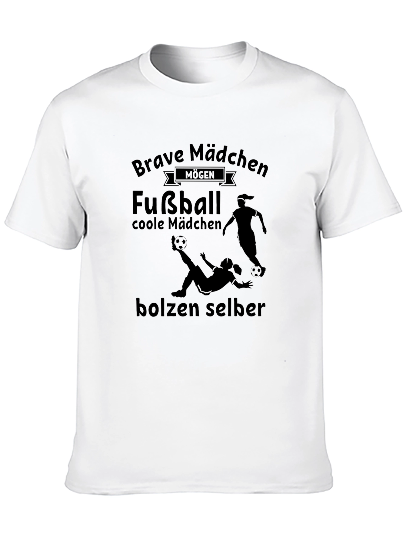Brave Mädchen Football T-Shirt