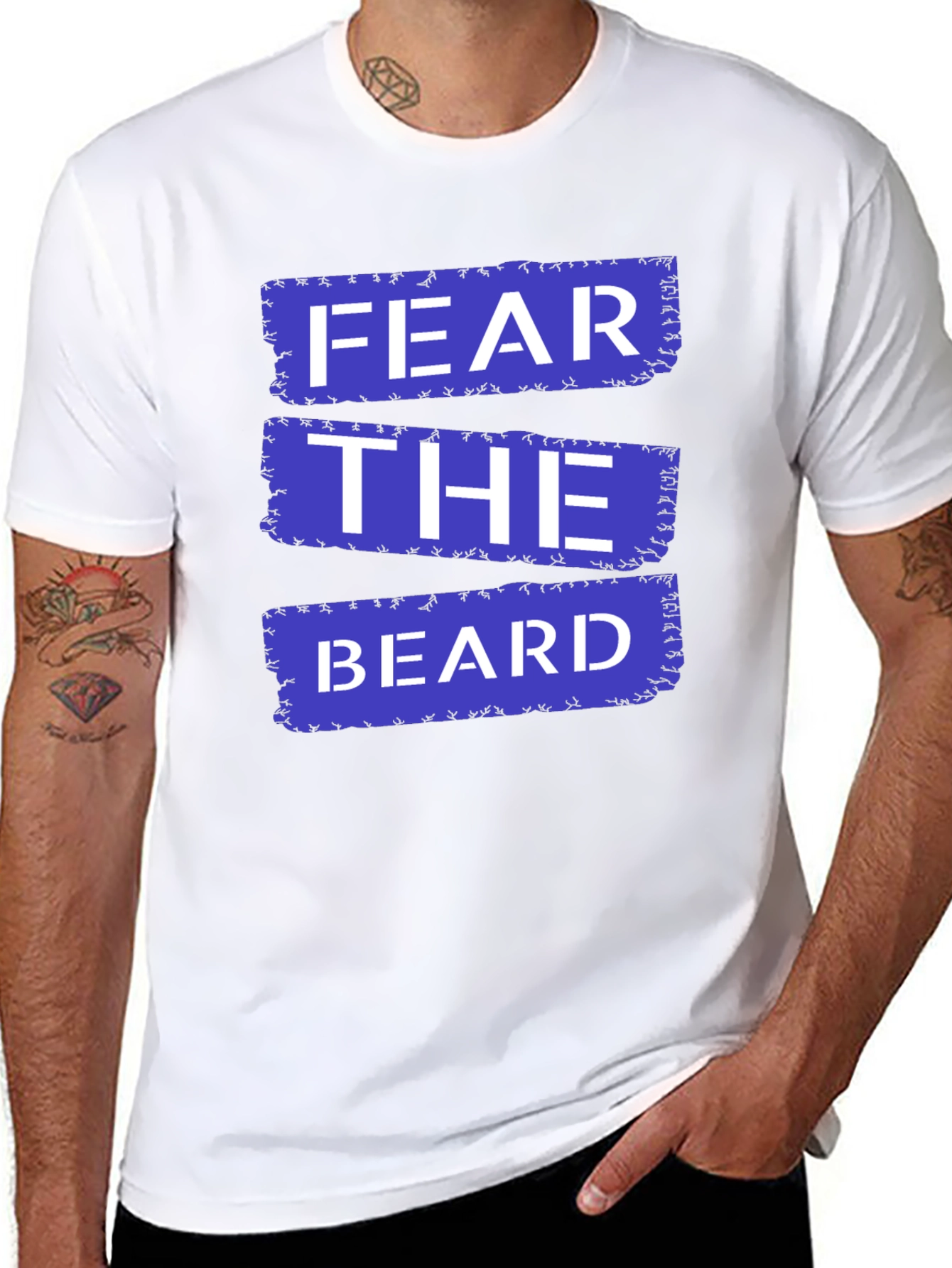 Fear The Beard T-Shirt - Funny Graphic Tee