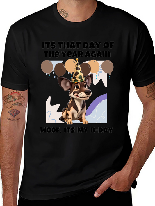 Dog Birthday T-Shirt: Its That Day Again