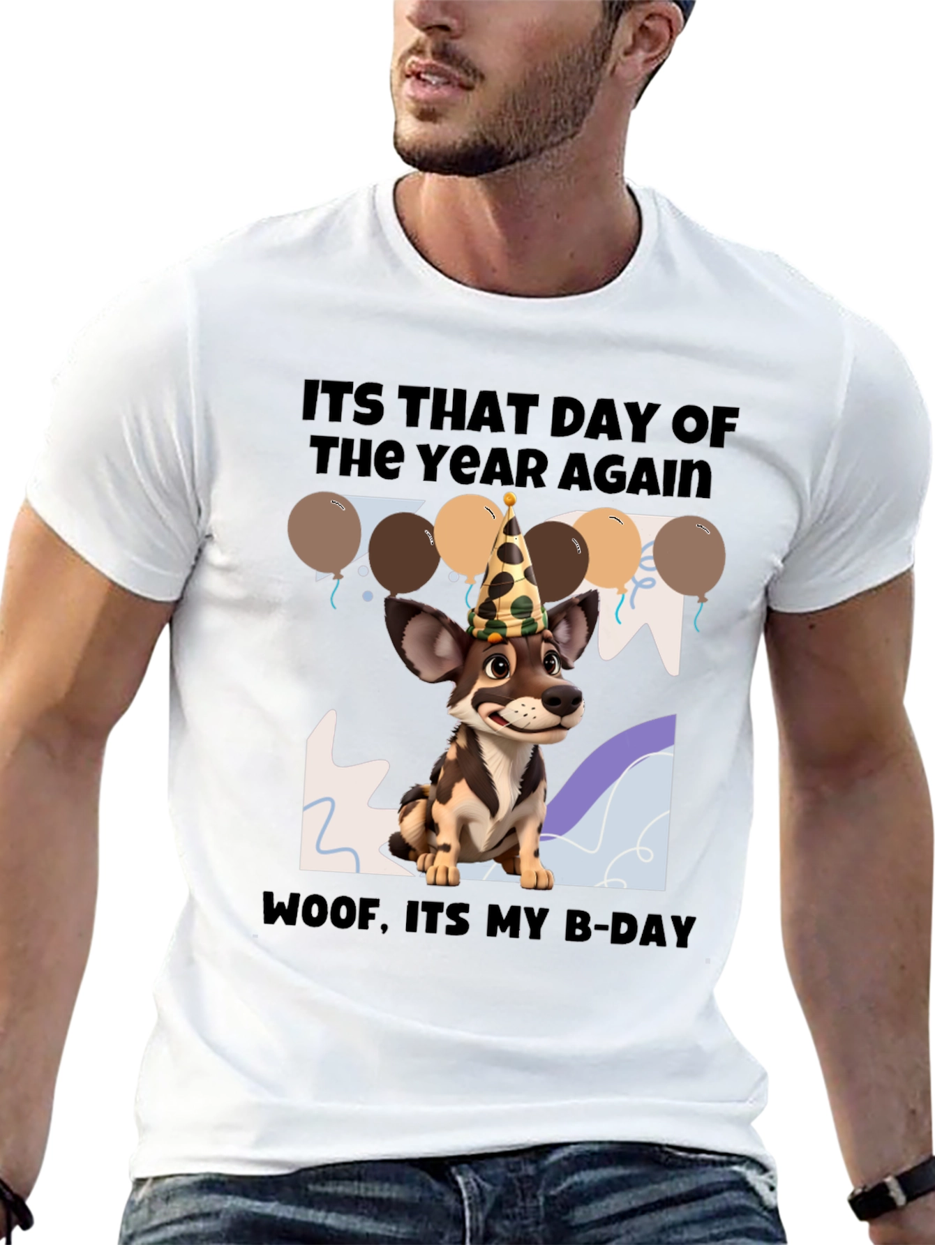 Dog Birthday T-Shirt: Its That Day Again